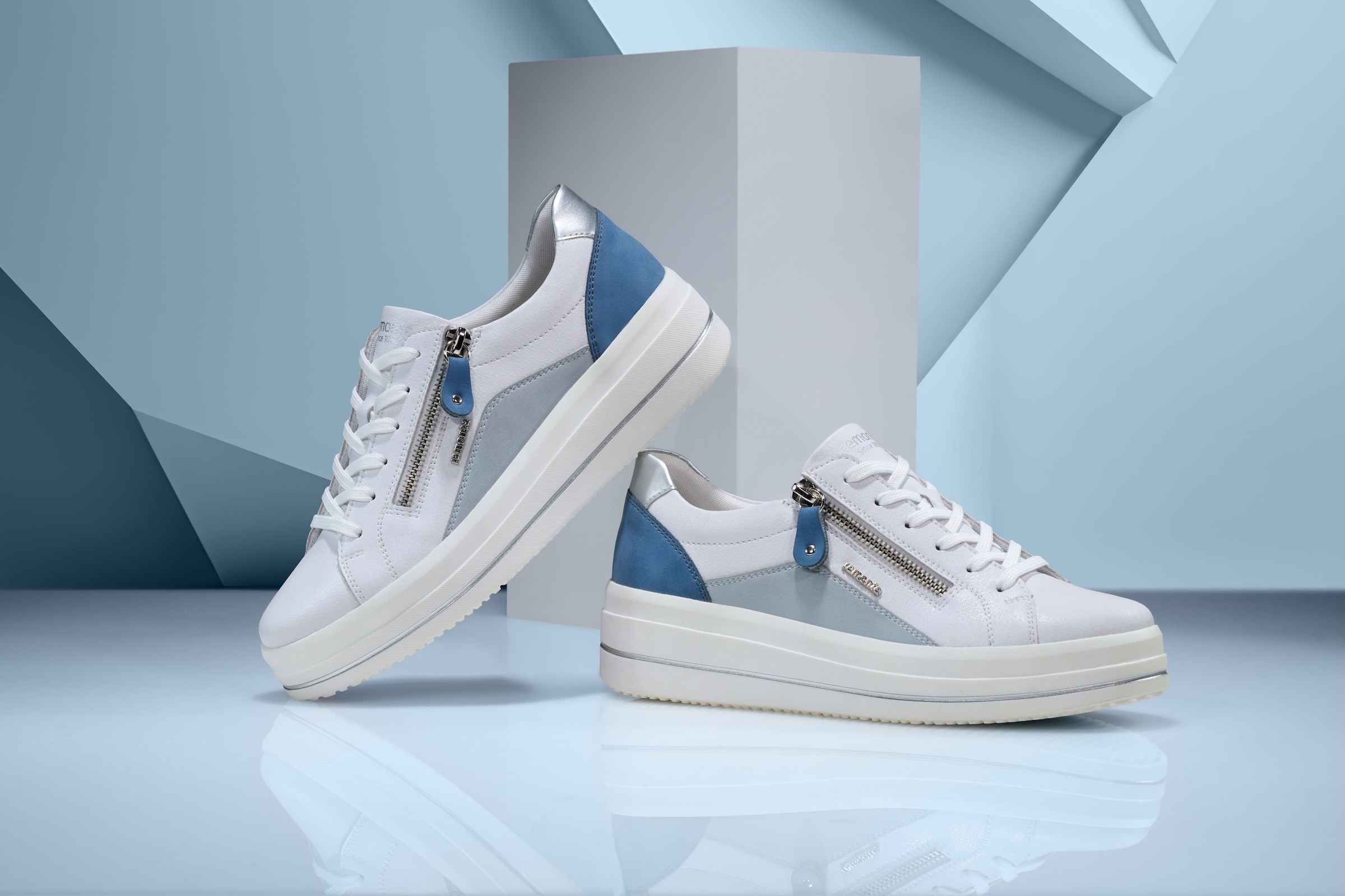 Remonte Baskets à plateforme  , Freizeitschuh, Halbschuh, Schnürschuh mit Soft-Einlage