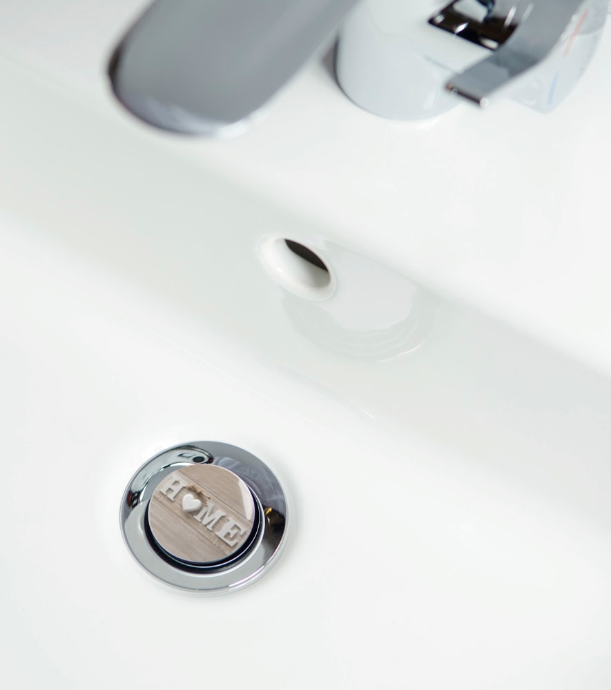 Sanilo Badaccessoire-Set »Home« bestehend aus WC-Sitz, Badteppich und Waschbeckenstöpsel