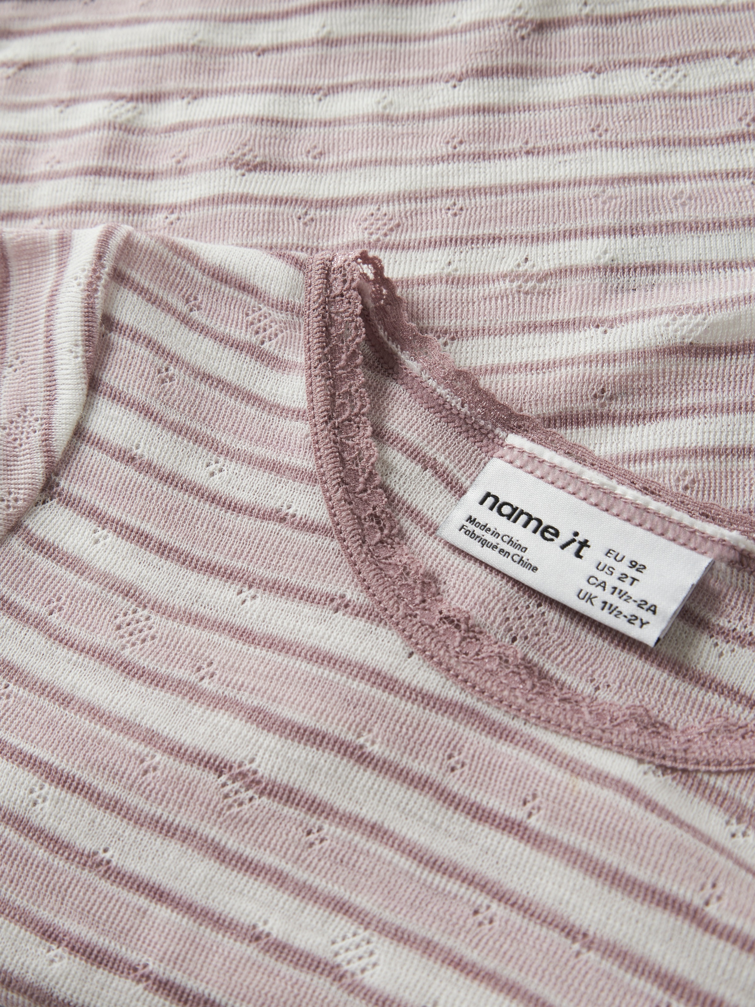 Name It T-shirt à manches longues »NMFWANG WOOL NEEDLE LS TOP NOOS« Laine, coupe régulière