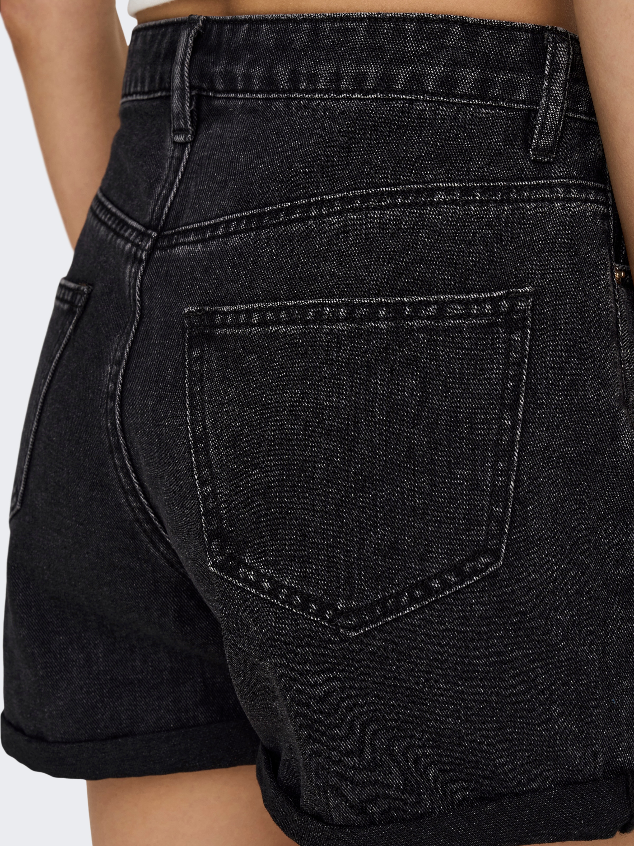 ONLY Short en jean »ONLPHINE DNM SHORTS MAS0003 NOOS« mélange coton, coupe régulière