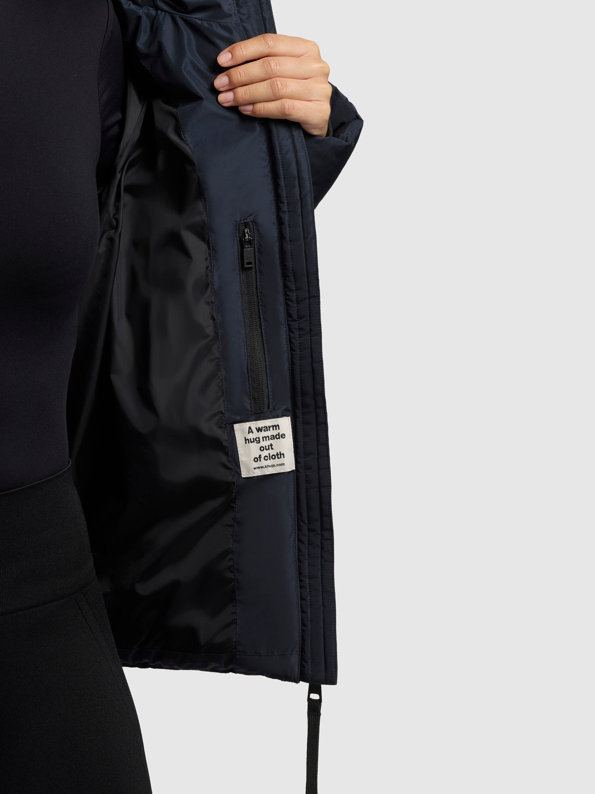 khujo Steppjacke »ALESS« mit Kapuze