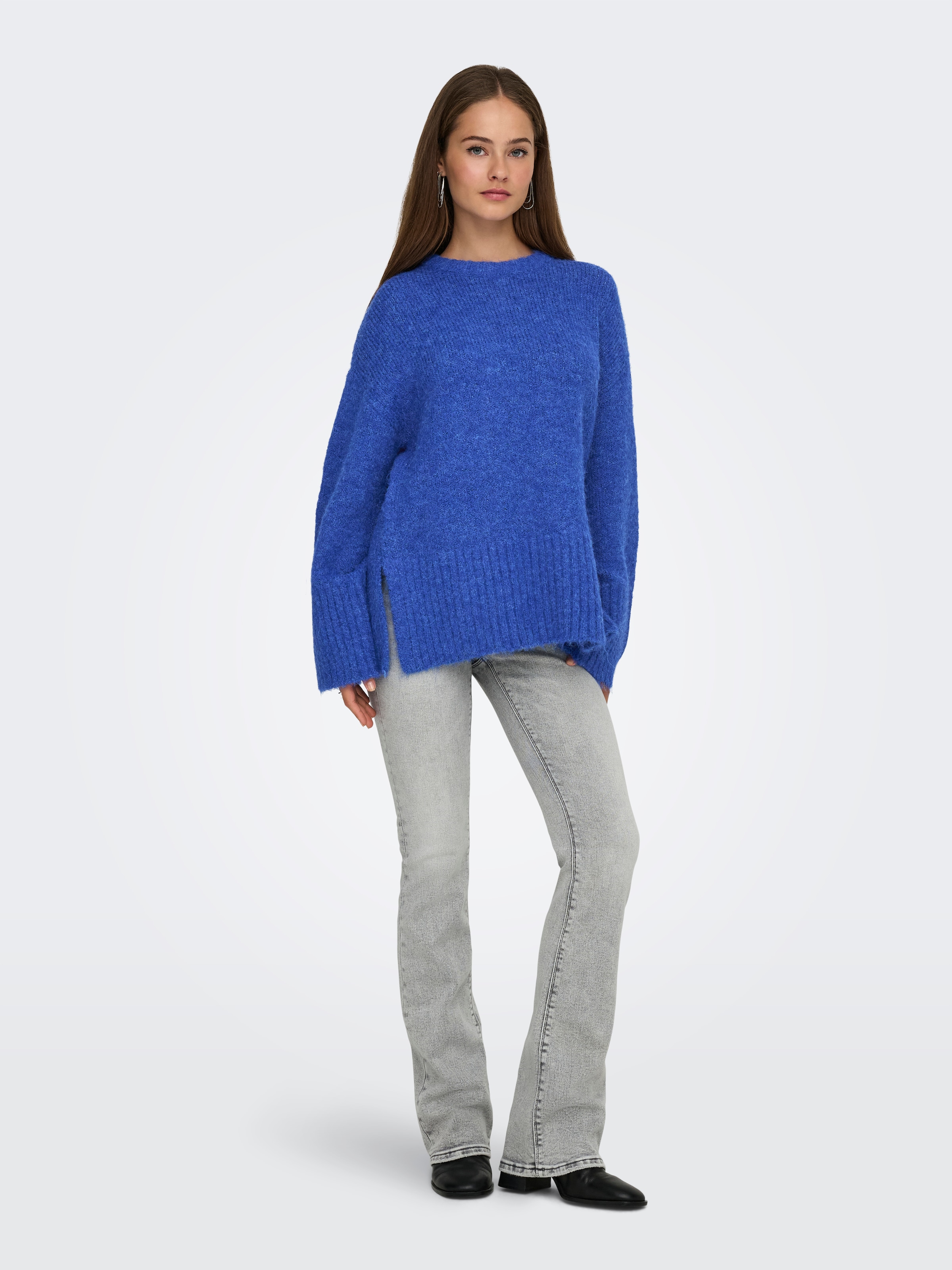 ONLY Rundhalspullover »ONLMAGGIE LIFE LS LOOSE ONEK CC KNT«