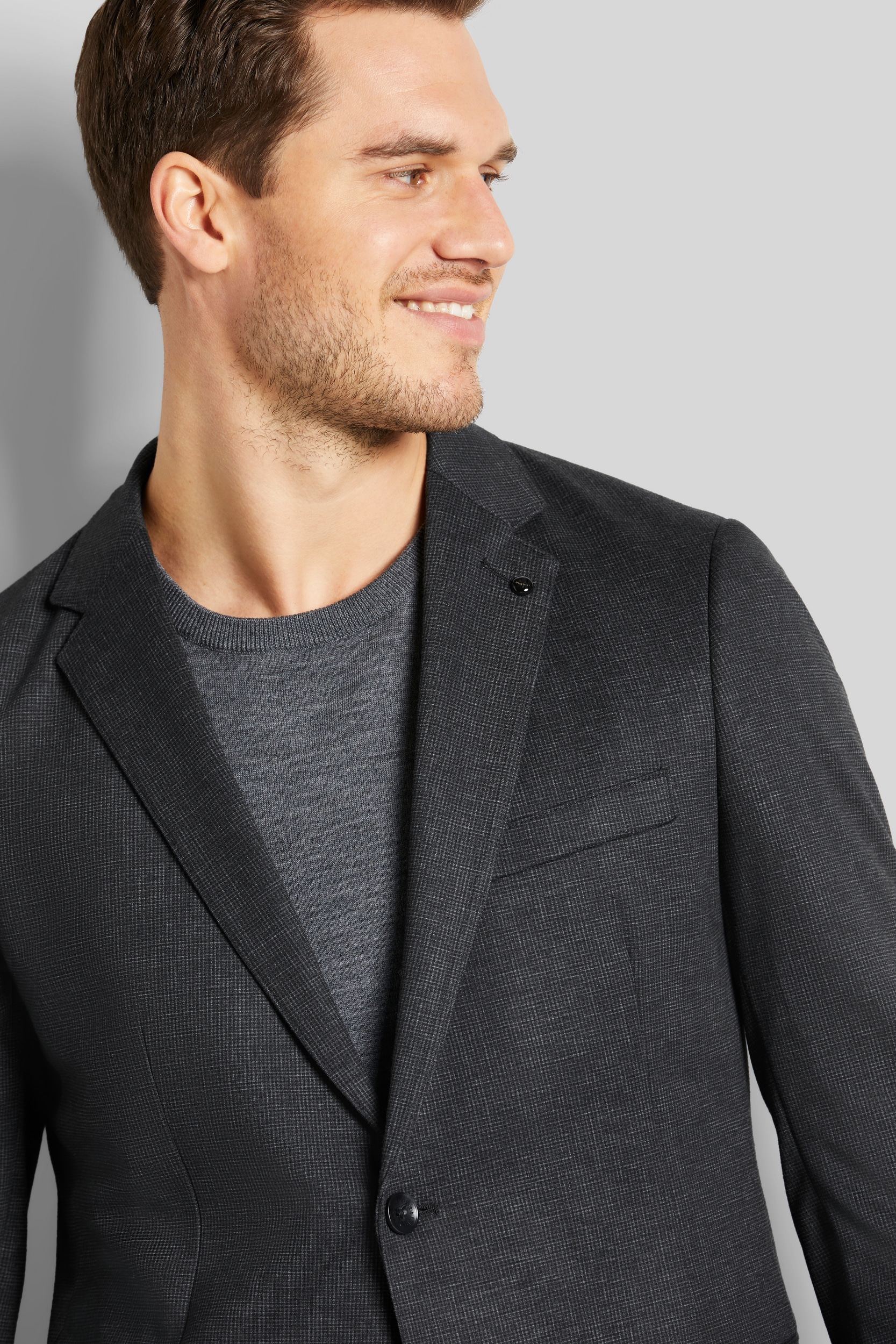 bugatti Sakko mit feiner Struktur