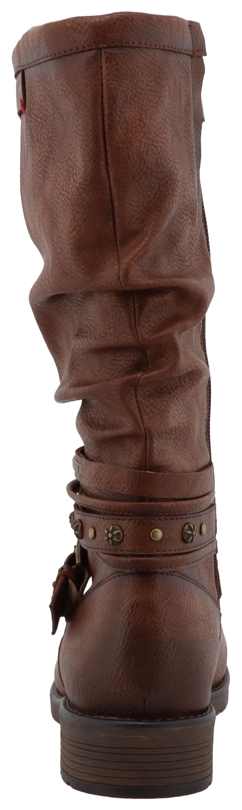 Mustang Shoes Bottes d'hiver »Elfi«  bottes avec lanières décoratives et talon bloc