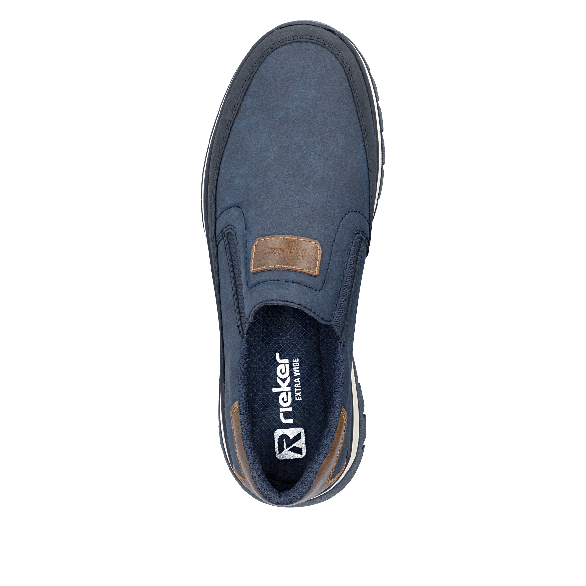 Rieker Baskets slip-on  mocassin, chaussure à enfiler, chaussure basse avec semelle intérieure douce MemoSoft