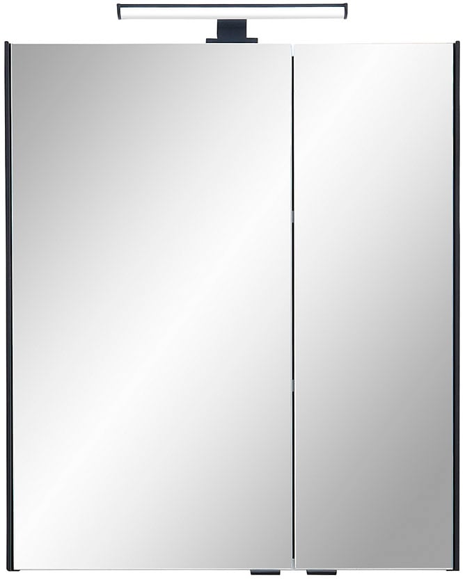 Saphir Ensemble de meubles de salle de bain »Quickset 395 5-teilig, Waschbeckenunterschrank mit LED-Spiegelschrank« 6 cuis tlg.