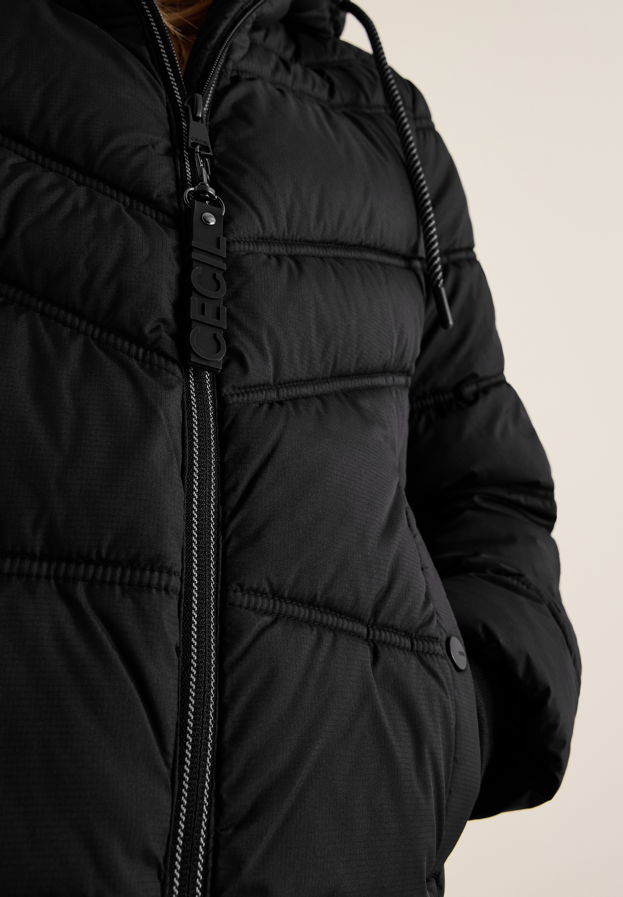 Cecil Veste matelassée mit Kapuze mit Kapuze