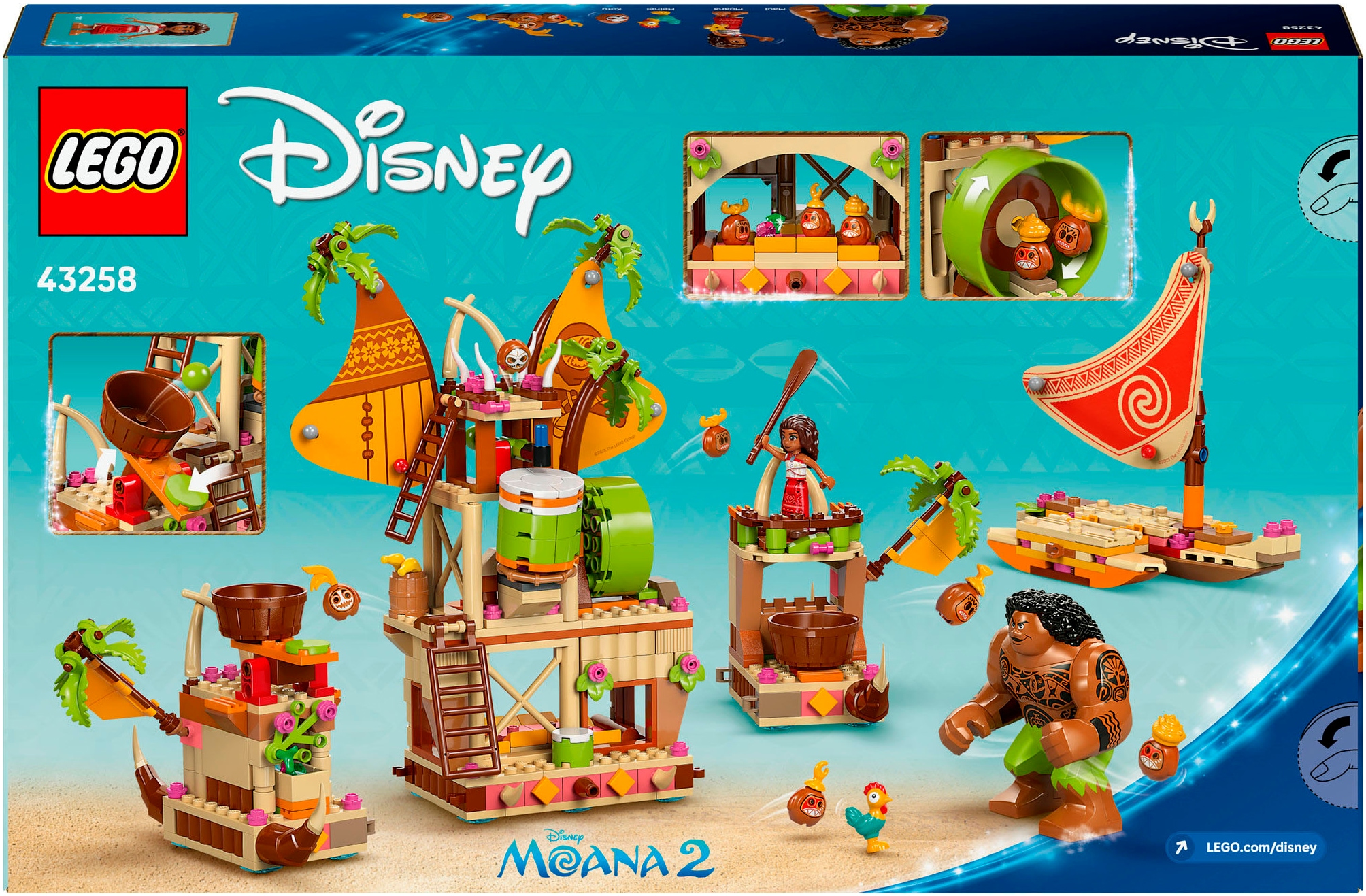 LEGO® Pions de construction »Kakamora-Barge (43258), LEGO Disney Princess« Made in Europe