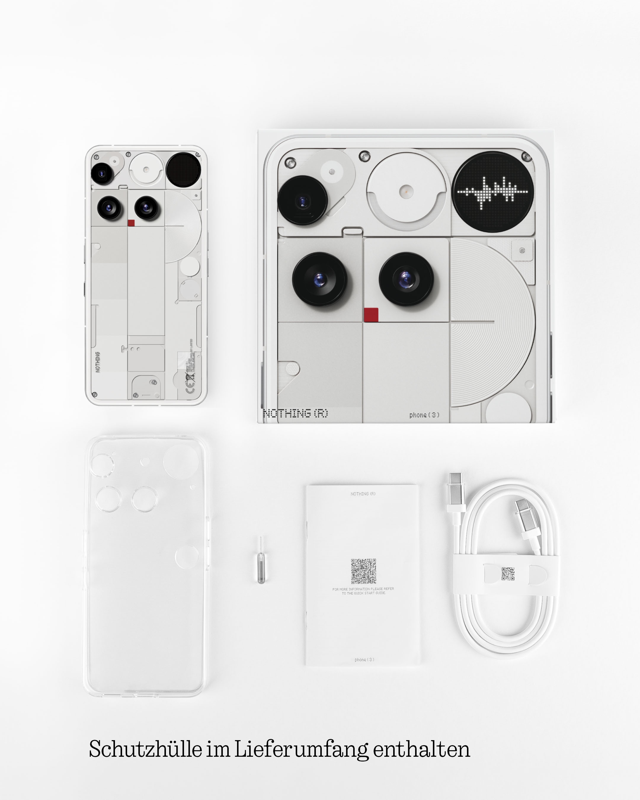 NOTHING Smartphone »Phone (3)« Weiss
