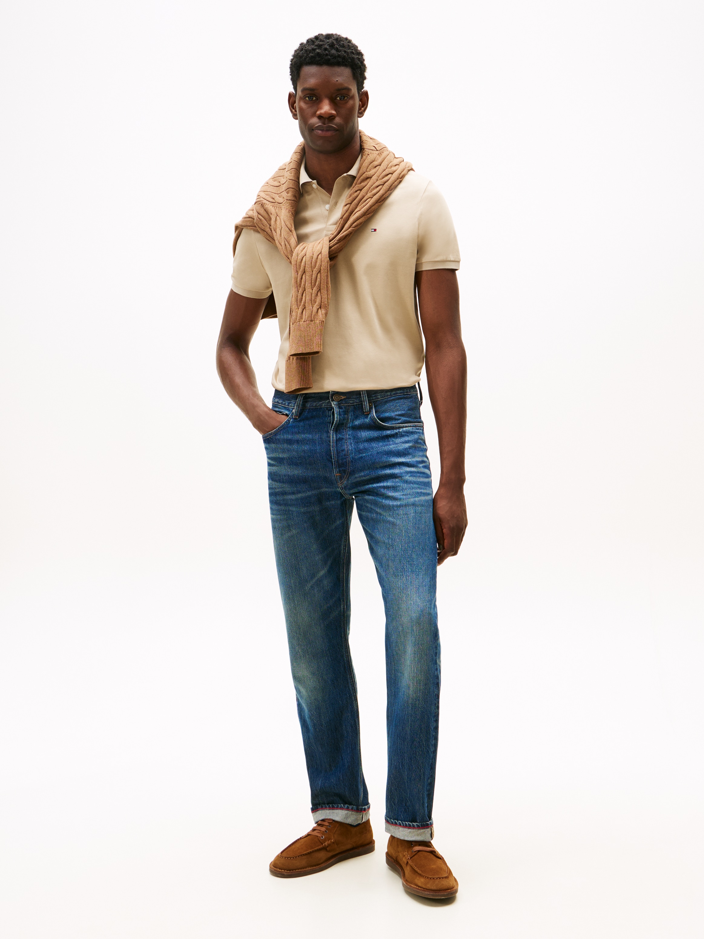 Tommy Hilfiger Polo »LIQUID COTTON REG SEASONAL POLO« mit Logostickerei