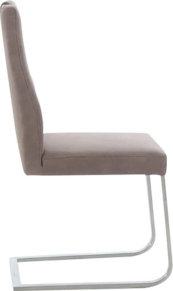 K+W Komfort & Wohnen Chaise cantilever »6194« () avec poignée pratique en haut du dossier, structure en acier inoxydable