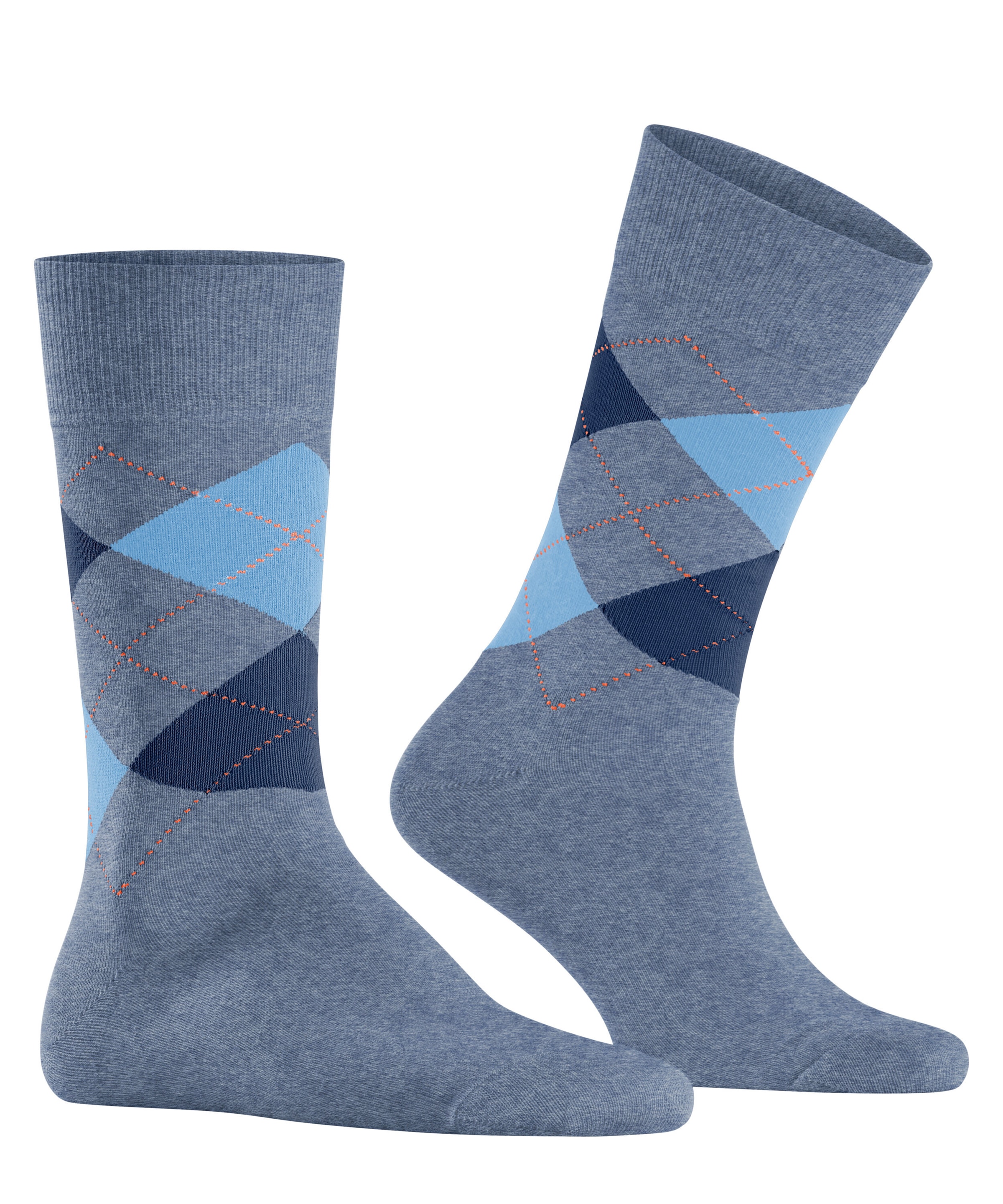 Burlington Chaussettes »King« taille unique 40-46, motif argyle, clip Burlington