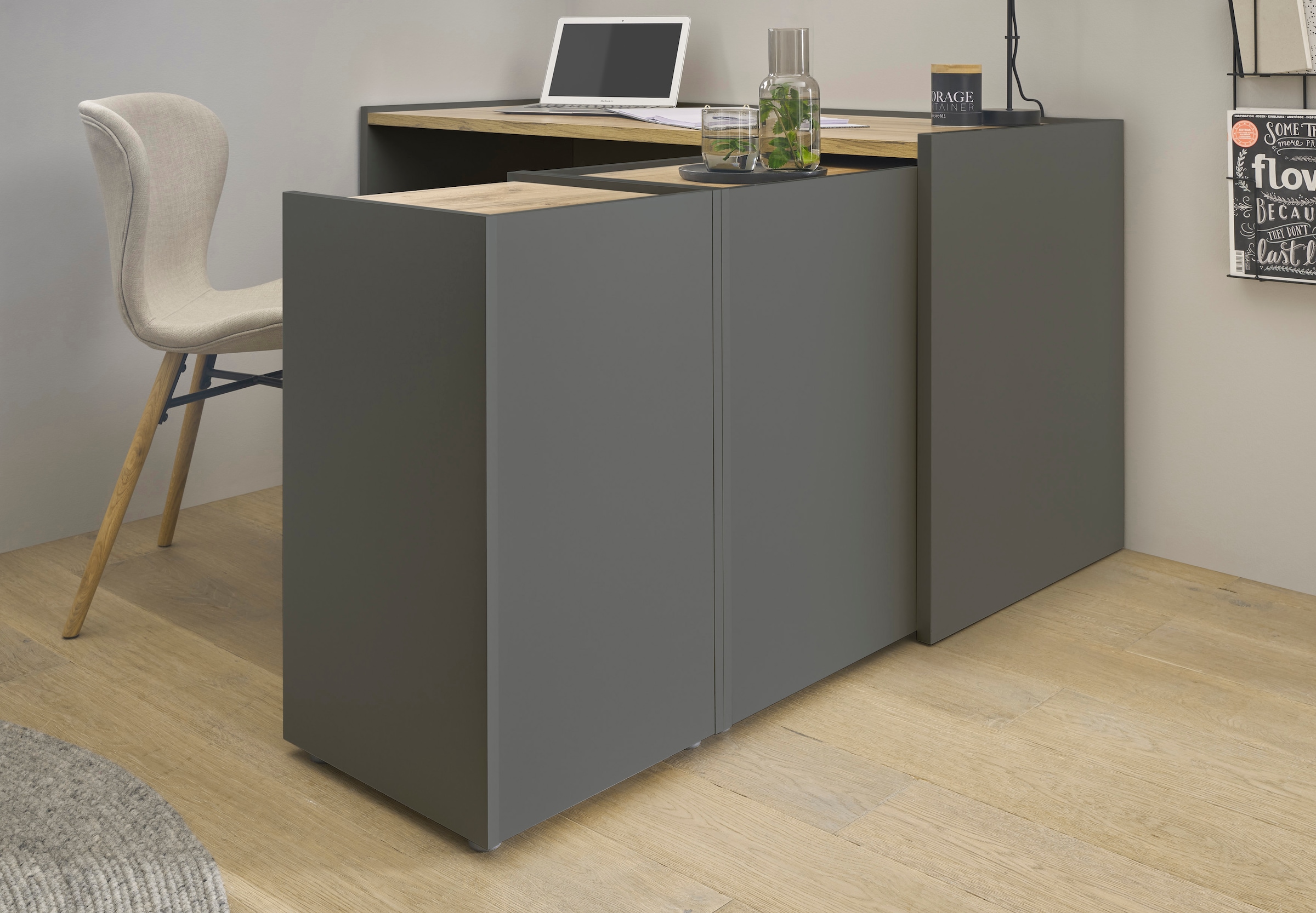 Home affaire Commode »CiTY/GiRON« Aktenschrank, wohnliches Home Office, Breite 40 cm
