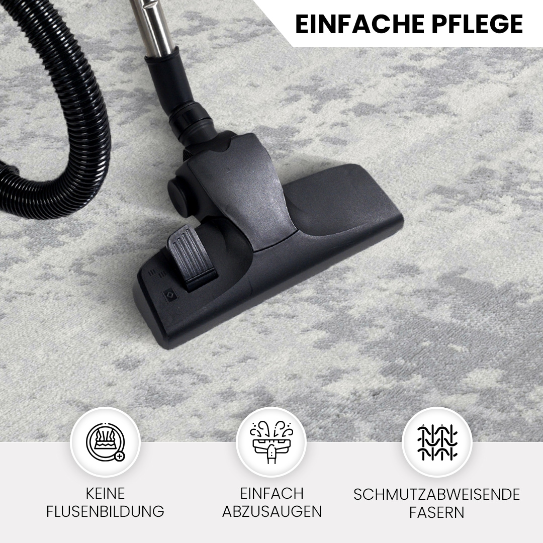 Livabliss Teppich »DALI« rechteckig 11 mm Höhe Moderner Designerteppich in Marmor Optik, Kurzflor Wohnzimmerteppich