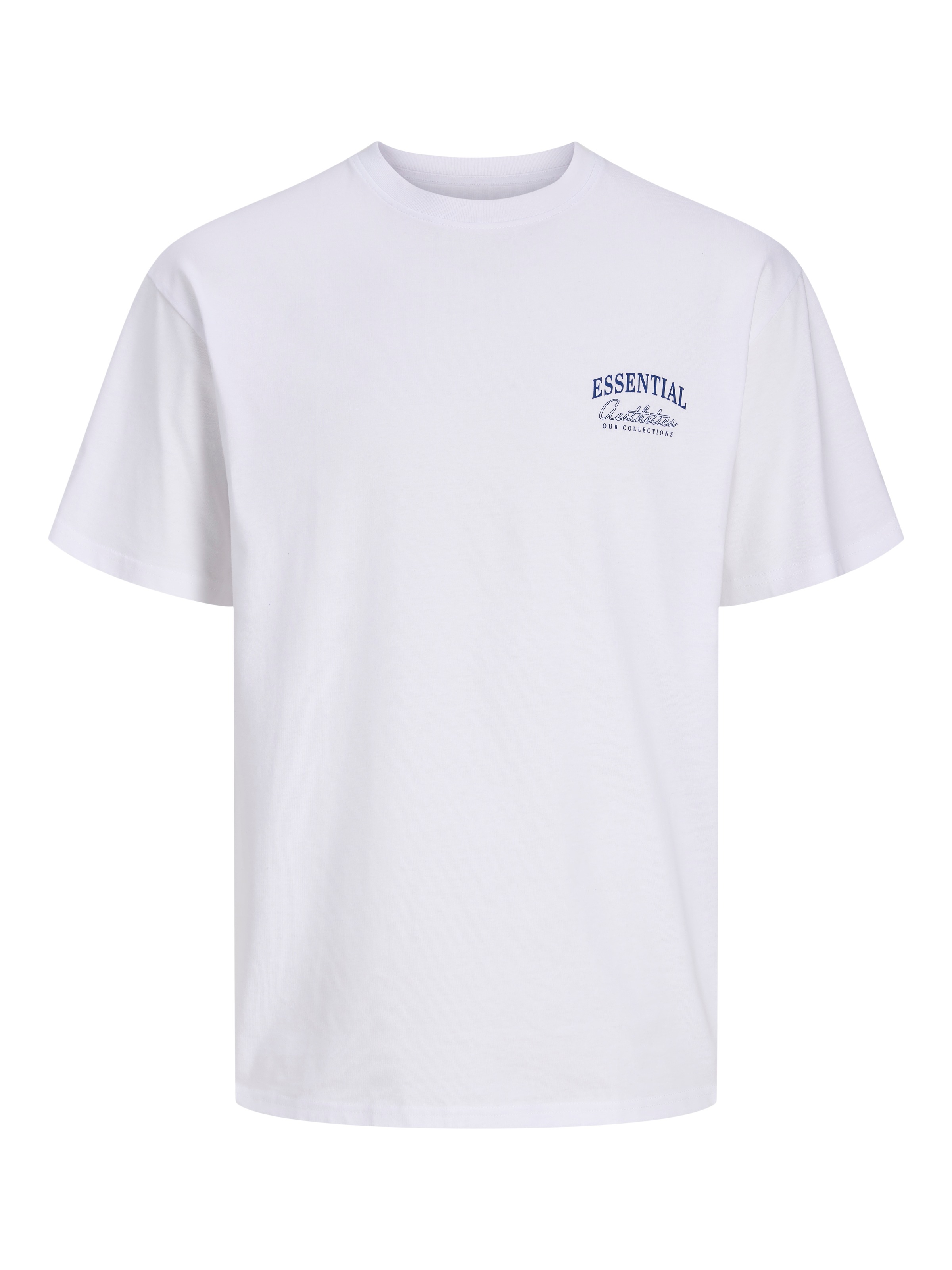 Jack & Jones Shirt à col rond »JJEORGANIC RELAXED STUDIO TEE SS O-NECK« coton, coupe décontractée
