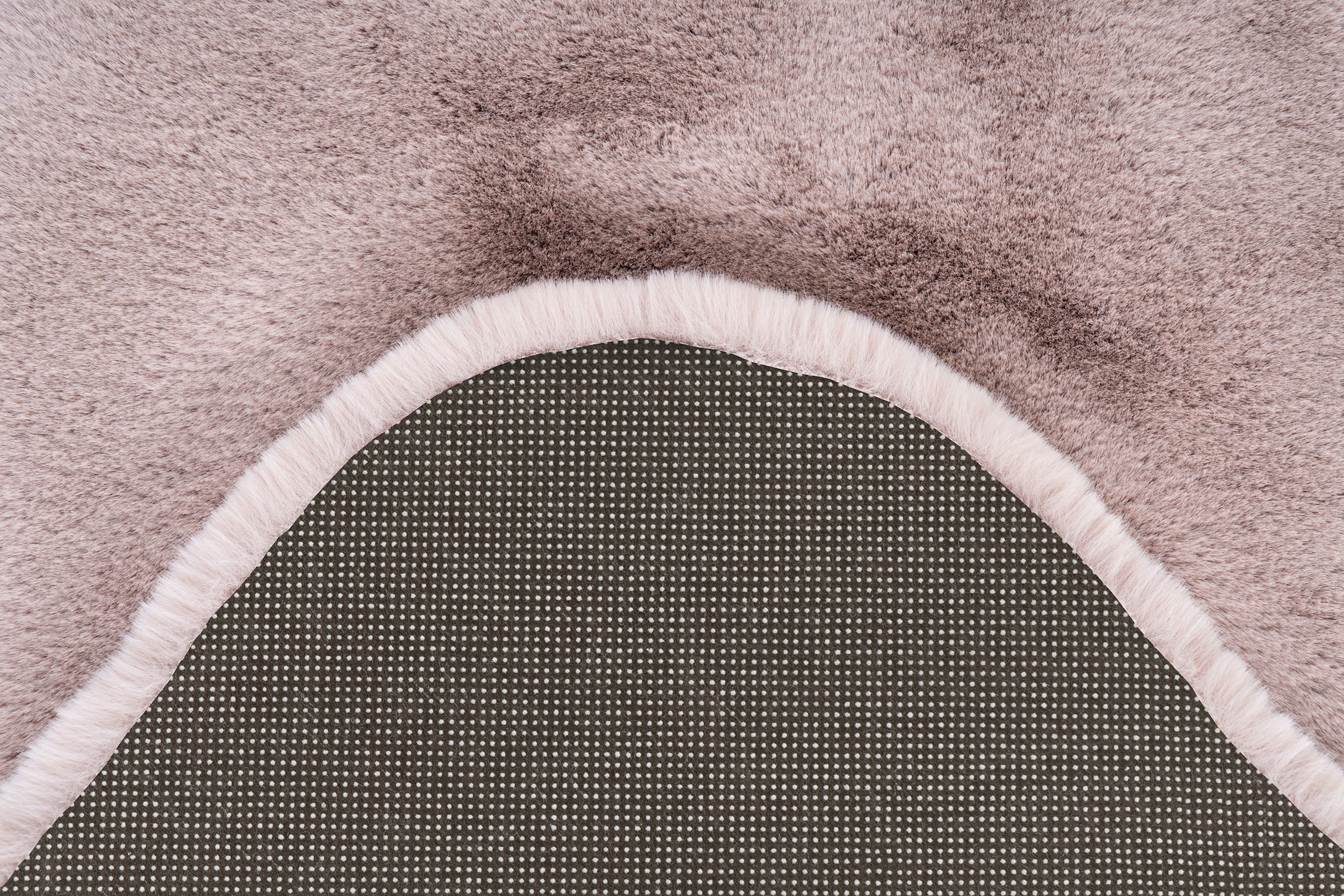 Arte Espina Fellteppich »Rabbit 200« fellförmig 35 mm Höhe Kunstfell, Kannichenfell Haptik, weich, Wohnzimmer alle Räume,Hochflor