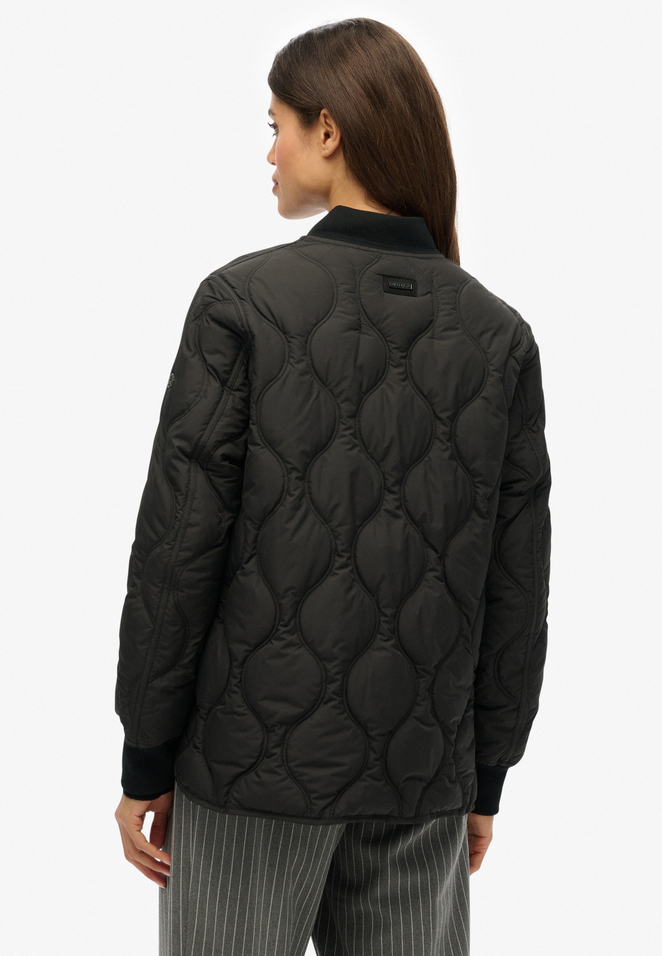 Superdry Veste matelassée »SHORT QUILTED LINER JACKET« ohne Kapuze