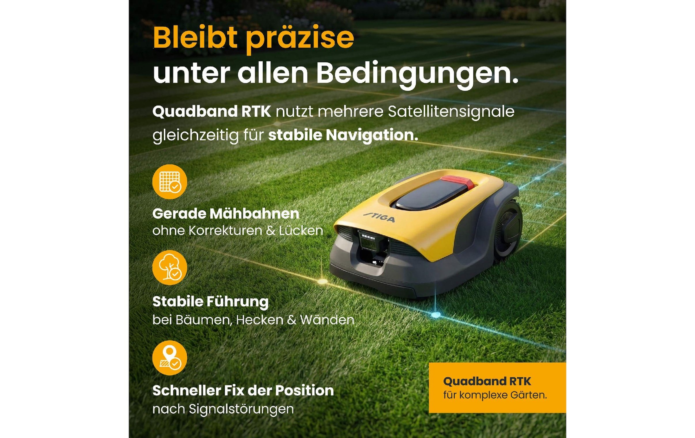 STIGA Robot tondeuse »A10v inkl. Akku«  mit GPS