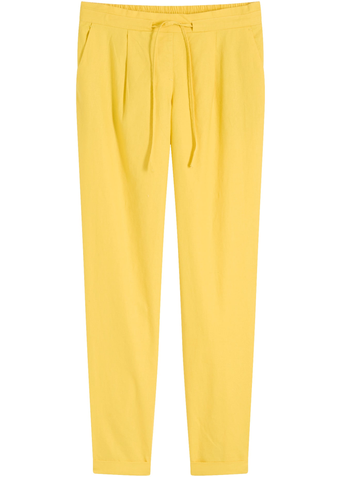 bonprix Leinenhose »Leinenhose«  aus Leinen und Baumwolle, Regular Fit, mit elastischem Gummibund