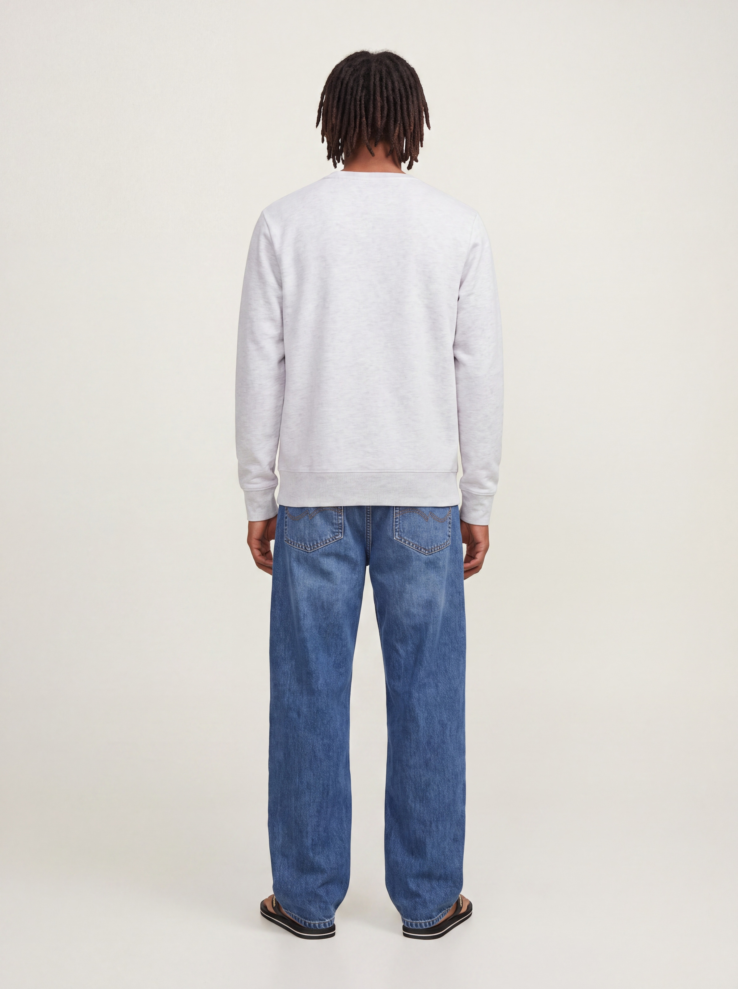 Jack & Jones Sweat-shirt »JJRUSH SWEAT CREW NECK 3PK MP«, 3 mélange coton, coupe régulière
