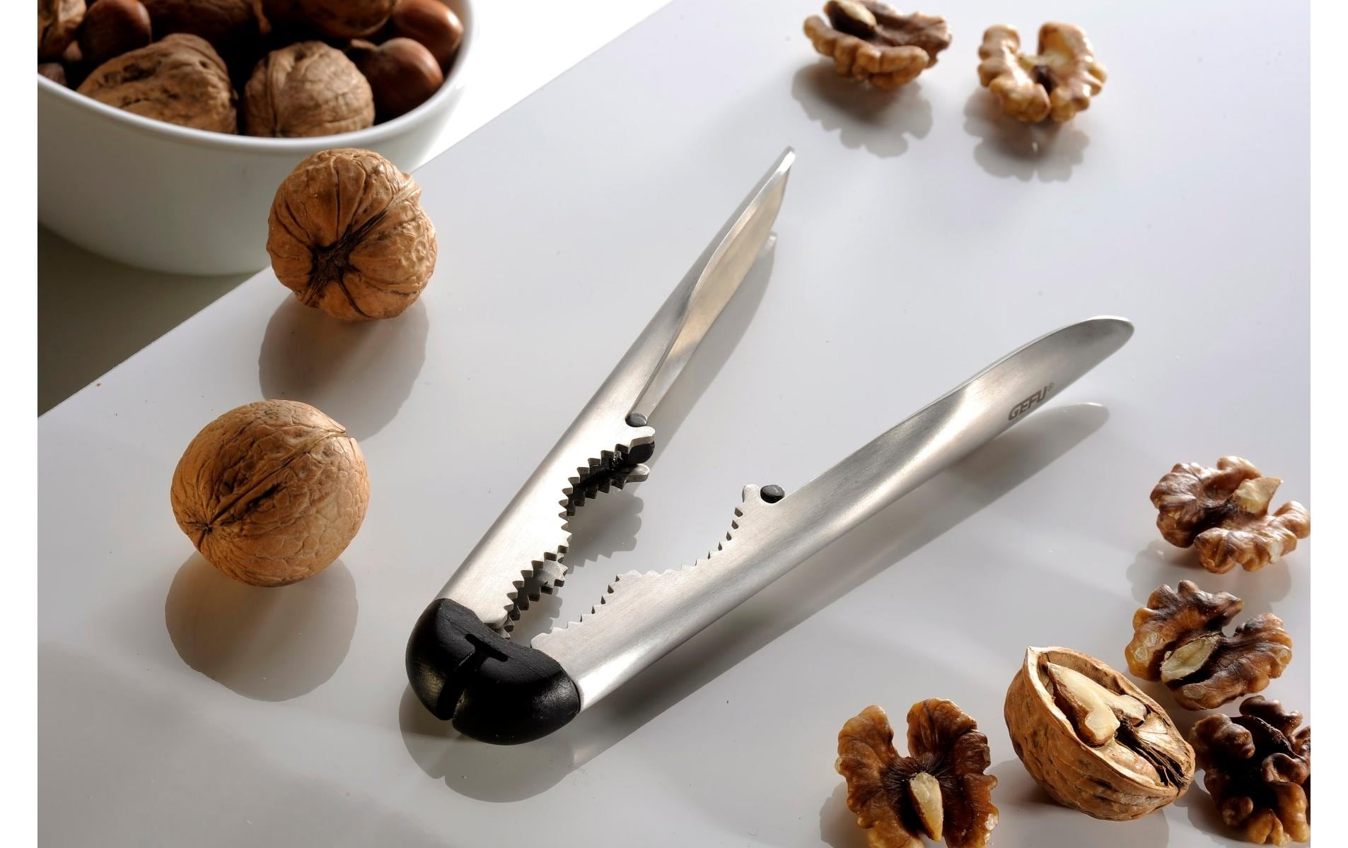 GEFU Casse-noix »Nussknacker Nocetto 18 cm, Schwarz/Silber«