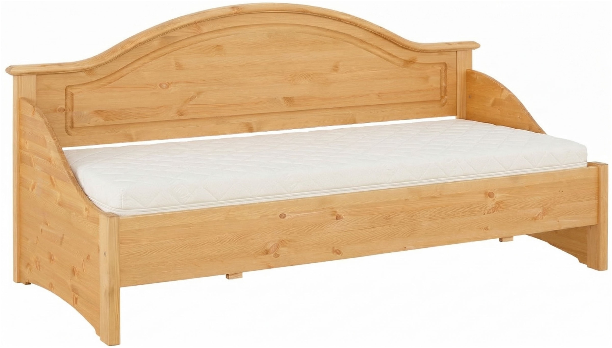 GOODproduct Lit de jour »Konrad« stabile Konstruktion aus massiver Kiefer, mit Rollrost