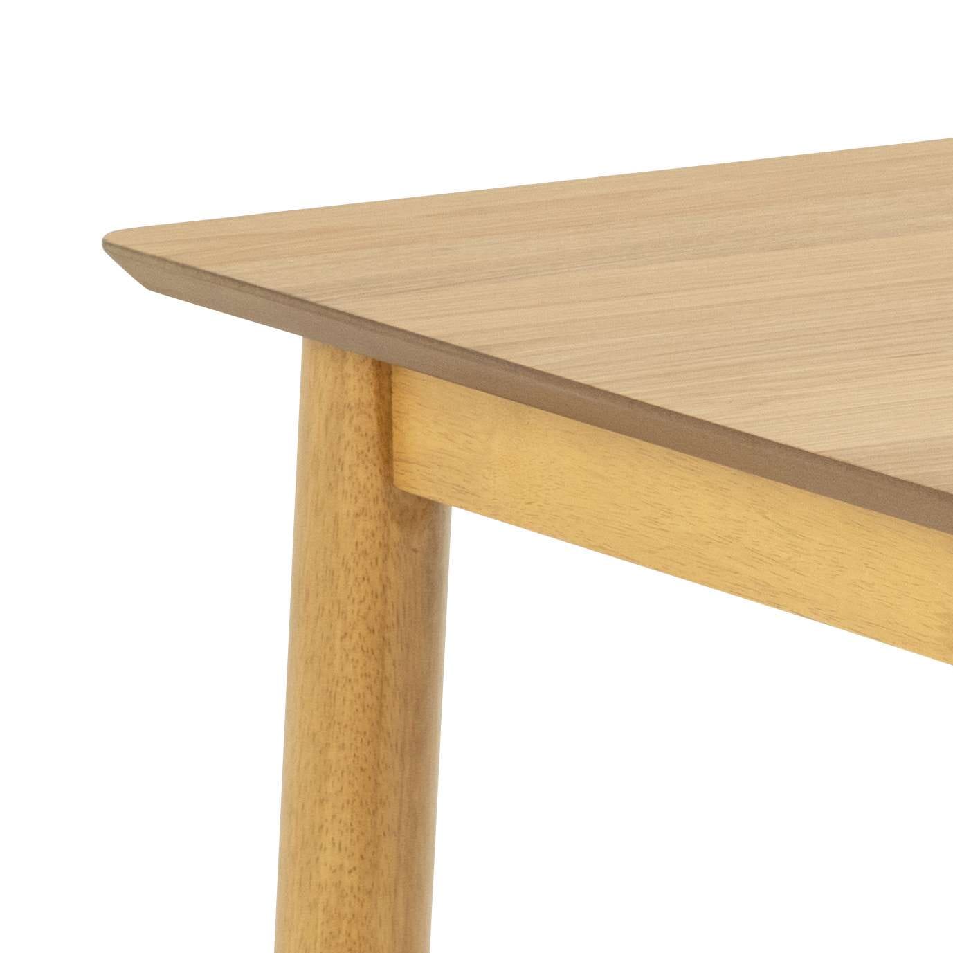 ACTONA GROUP Esstisch »Küchentisch Barlow, lackierte eichenfurnierte Tischplatte« Gestell aus Massivholz, gebeizt & lackiert, 120x80x74,8 cm