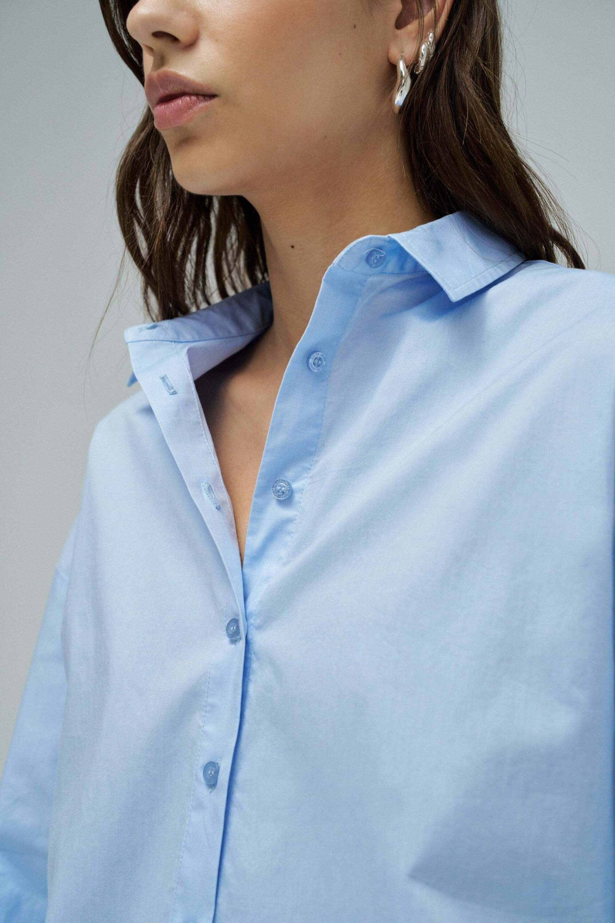 Salsa Blouse à manches longues »Salsa Jeans Langarmbluse Oversize Basic«