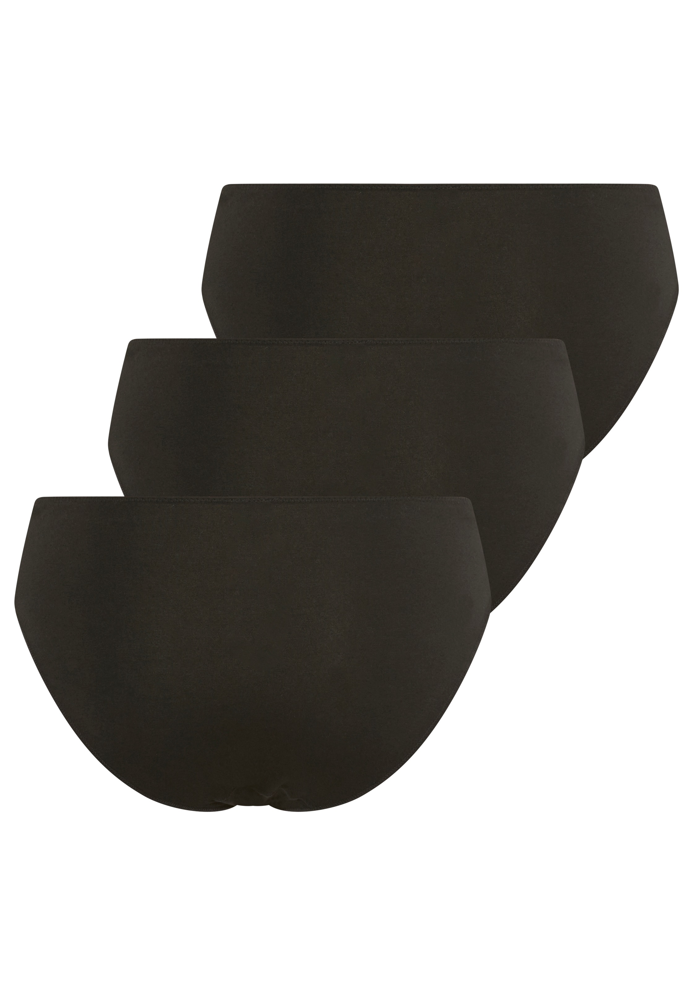 YSABEL MORA Midislip »BASIC COLLECTION COTTON WITH LACE« avec coupe couverte et fine dentelle