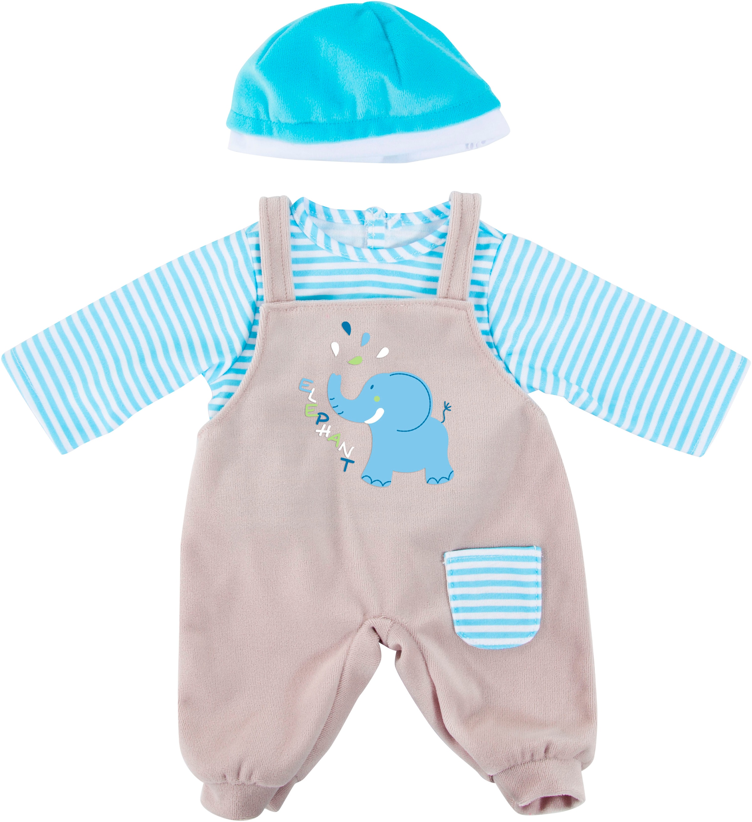 Bayer Vêtements de poupées »Latzhose Elefant 46«