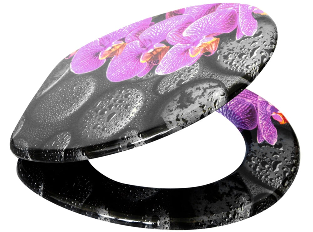 Sanilo Set d'accessoires de salle de bain »Madeira« bestehend aus WC-Sitz, Badteppich, Stöpsel, Seifenspender, WC-Bürste