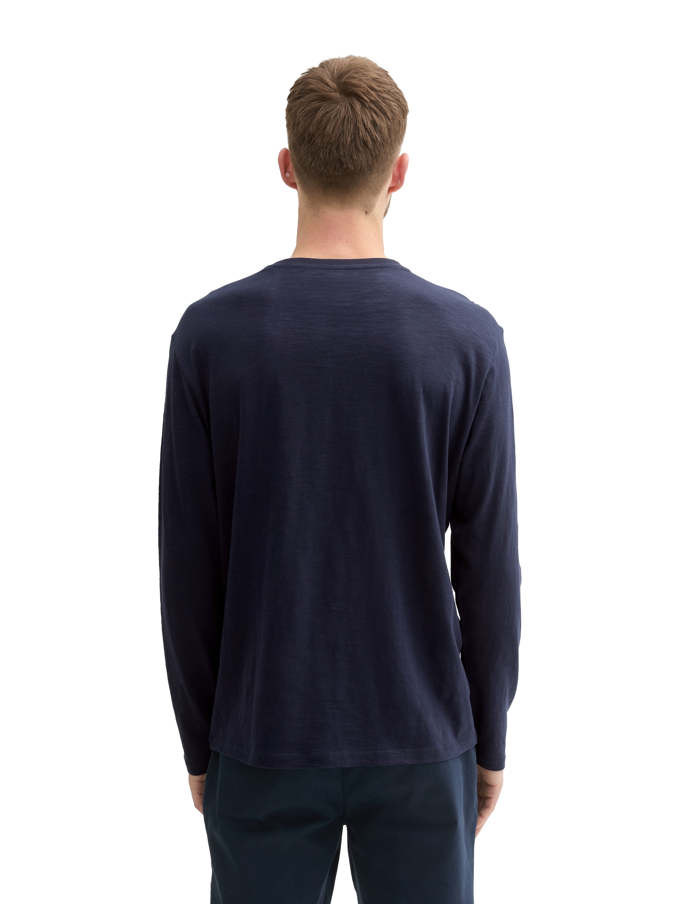 TOM TAILOR Langarmshirt mit Knopfleiste