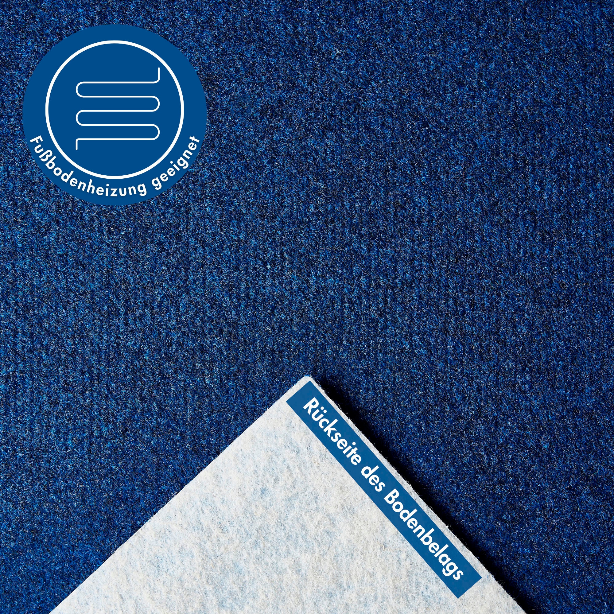 Andiamo Teppichboden »Sina, Velours, Made in Belgium« rechteckig 6 mm Höhe Uni Farben, Breite 400 cm, strapazierfähig, pflegeleicht, Wohnzimmer