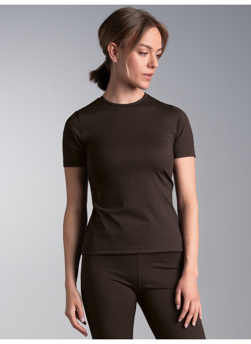 Trigema T-Shirt »TRIGEMA Sport-Shirt mit reflektierender Schwinge« 1