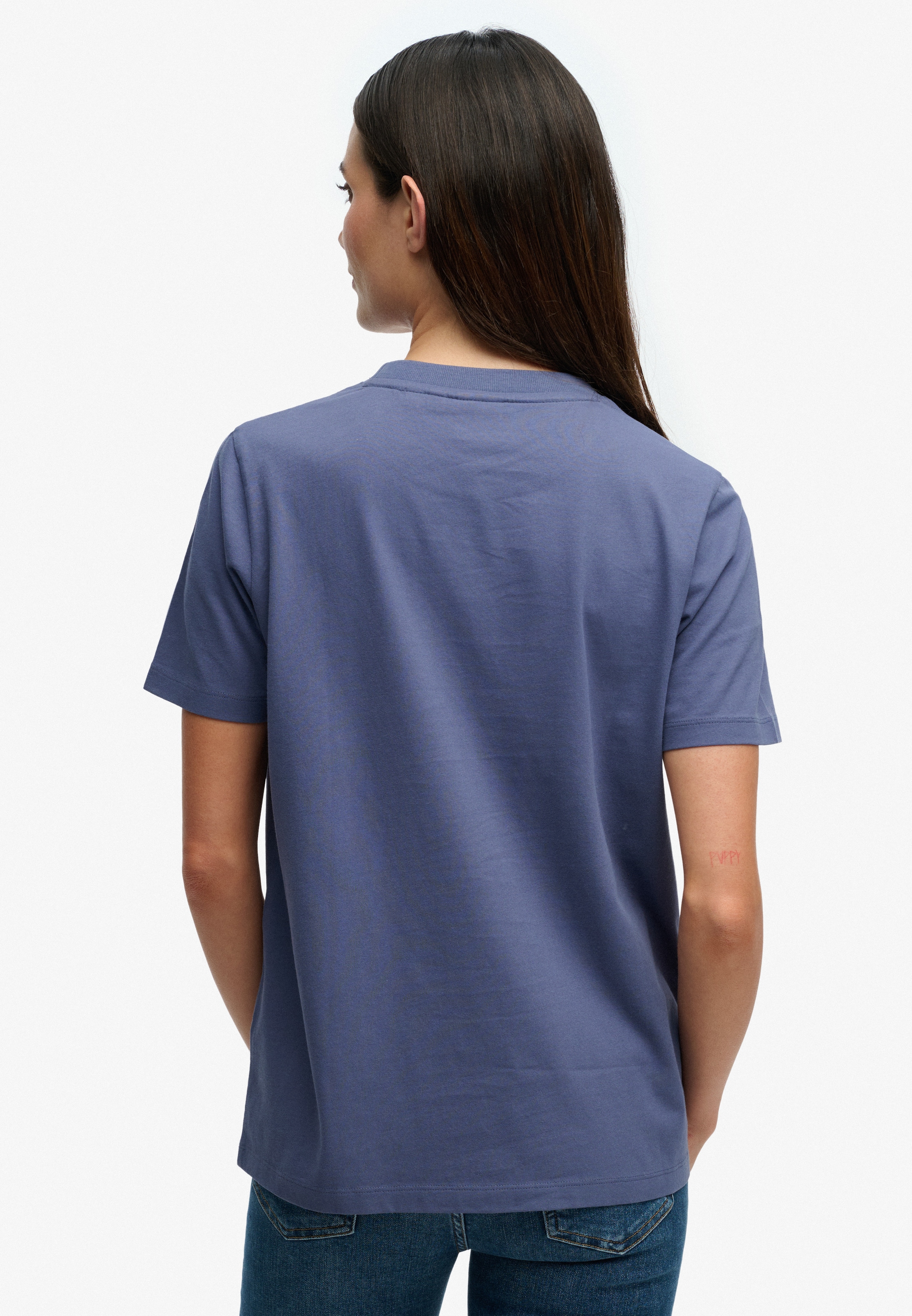 Superdry Print-Shirt »BEACH CLUB RELAXED TEE« aus Baumwolle und Single Jersey, Relaxed Fit, mit Rundhalsausschnitt