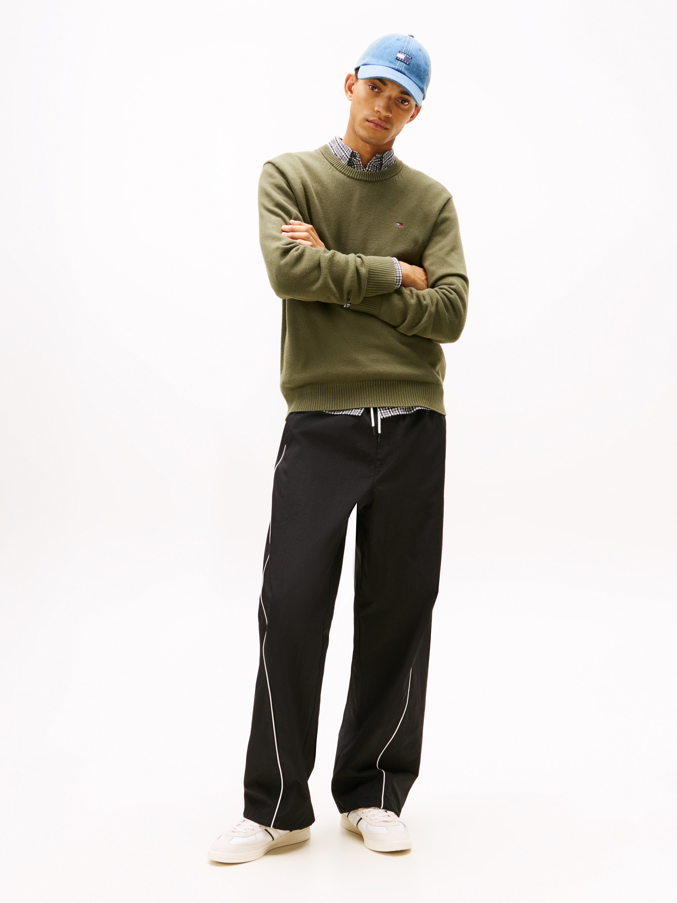 Tommy Jeans Pull à col rond Slim fit mit Rundhalsausschnitt