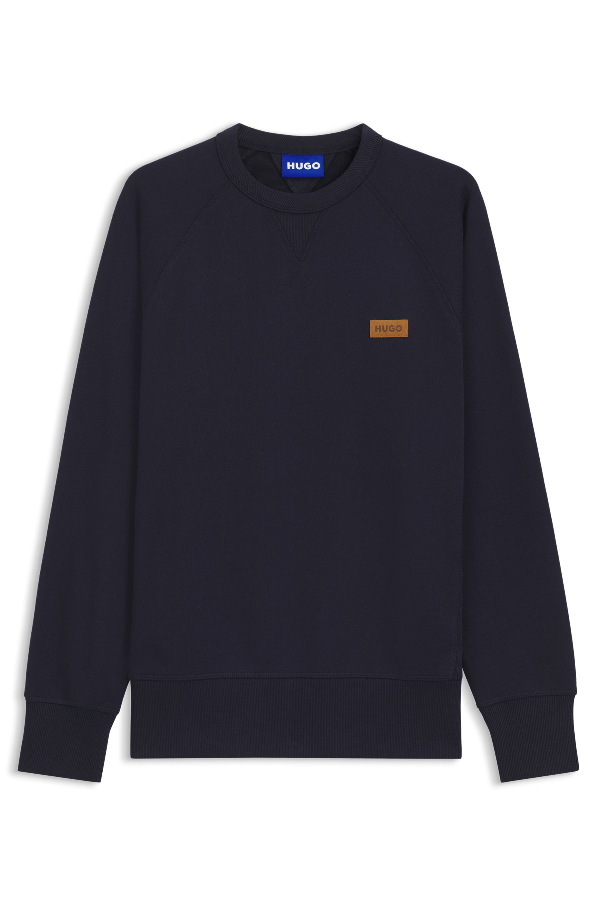 HUGO Sweat-shirt »Nevacrew«, Rundhalsausschnitt, Regular Fit,
