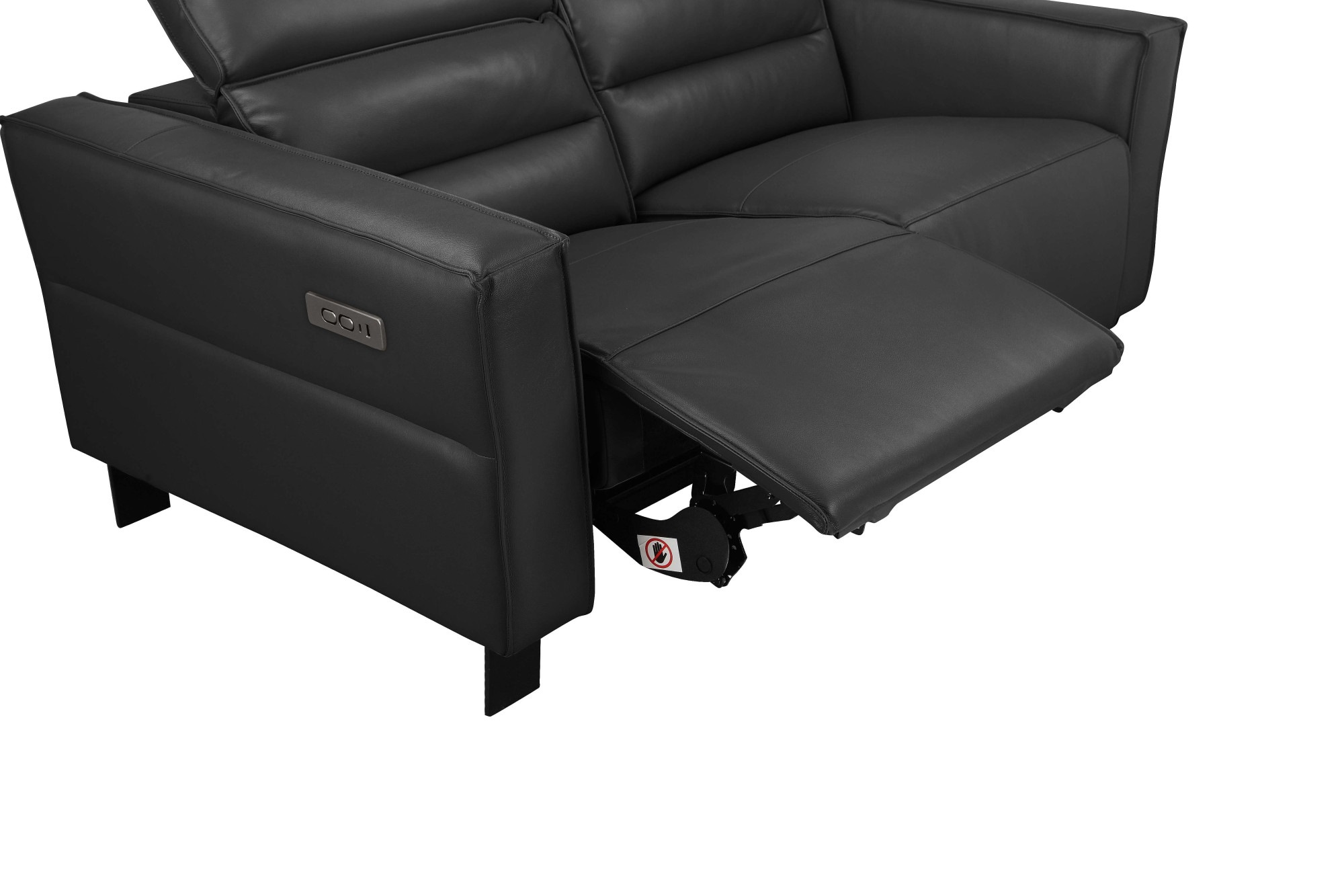 Home affaire 2-Sitzer »Carpari, 162 cm, mit manueller od. elektrischer Relaxfunktion« (USB A/C), sowie Kopfteilverstellung