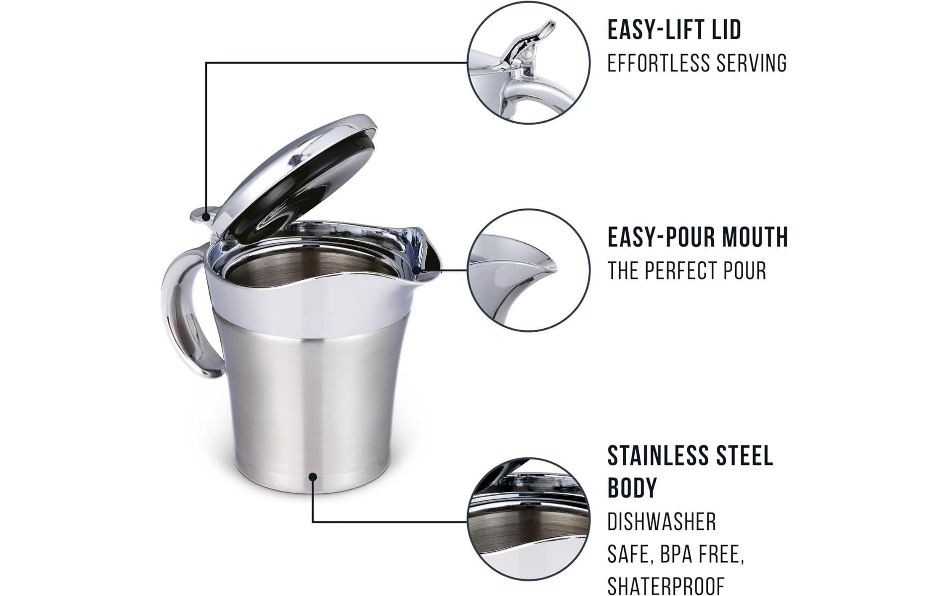   Sauciere »Oak & Steel 1 Stück« aus Edelstahl