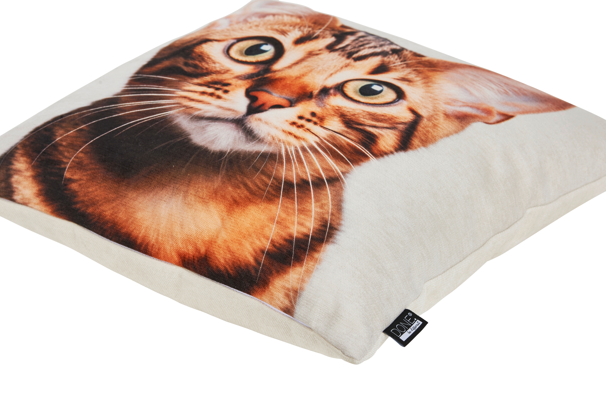 done.® Coussin décoratif »KITTY« Extra weiche Haptik