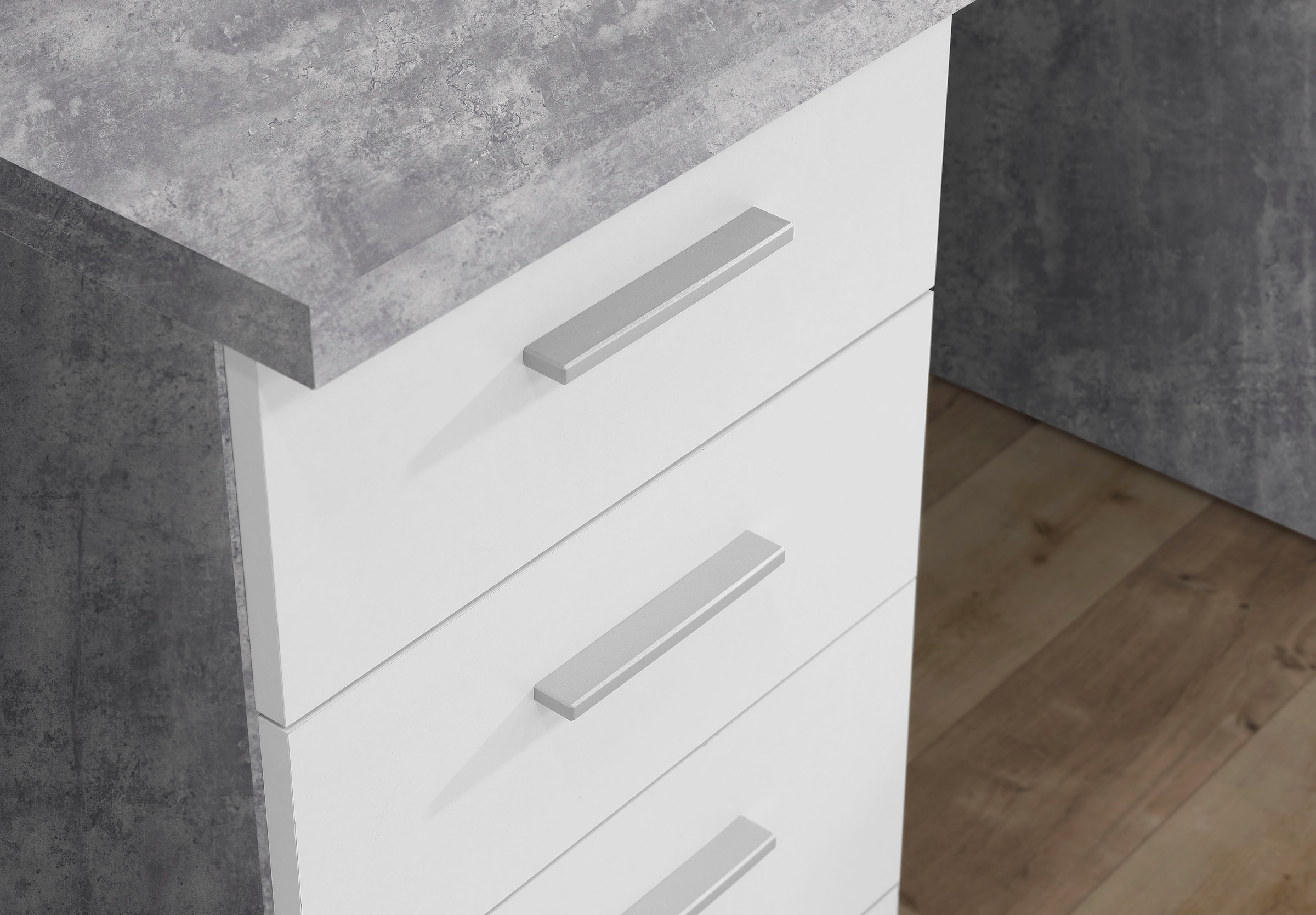 FORTE Schreibtisch »Netta« Breite 145 cm, mit Schubladen