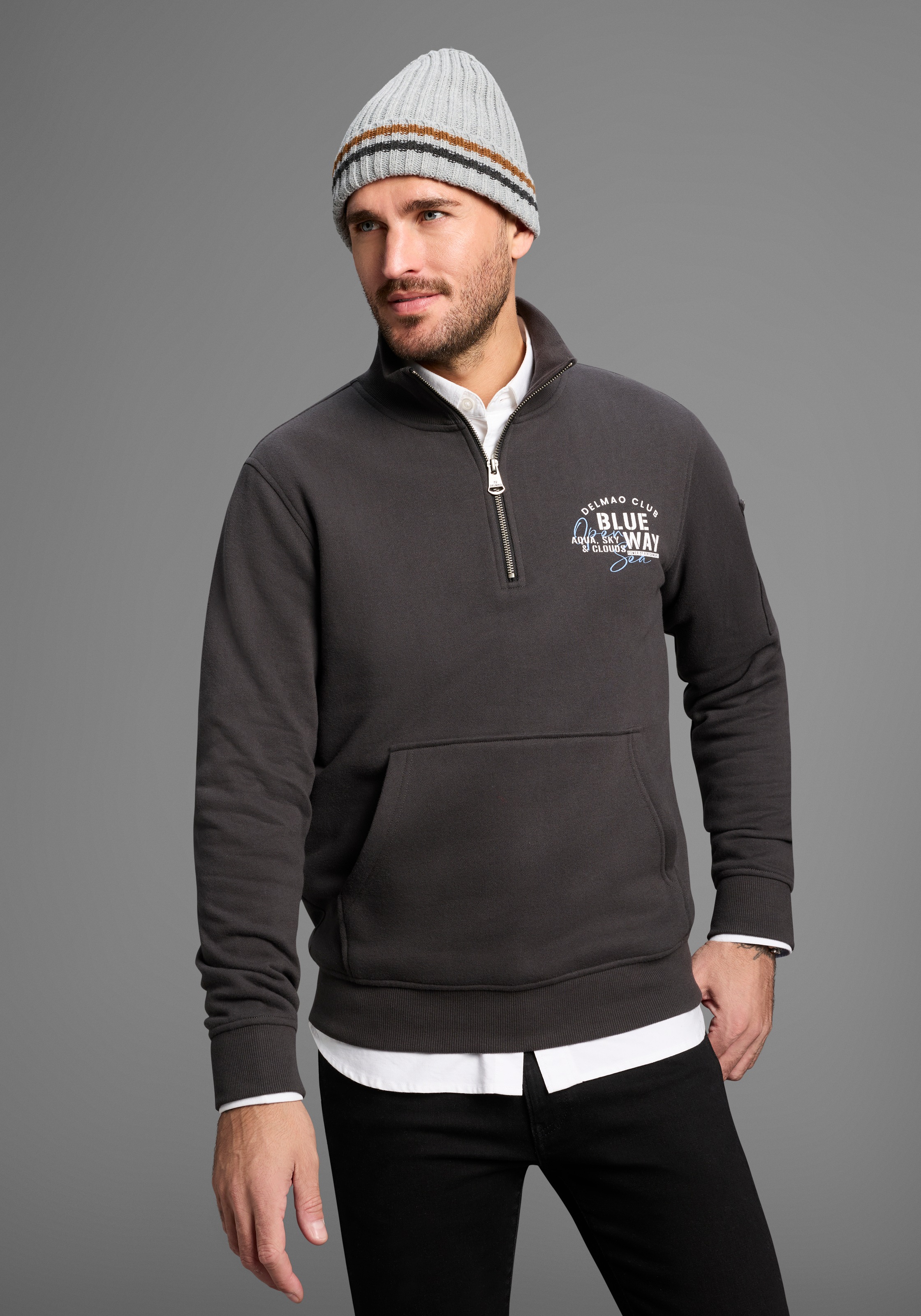 Man's World Bonnet tricoté mit wärmenden Fleecefutter - NEW