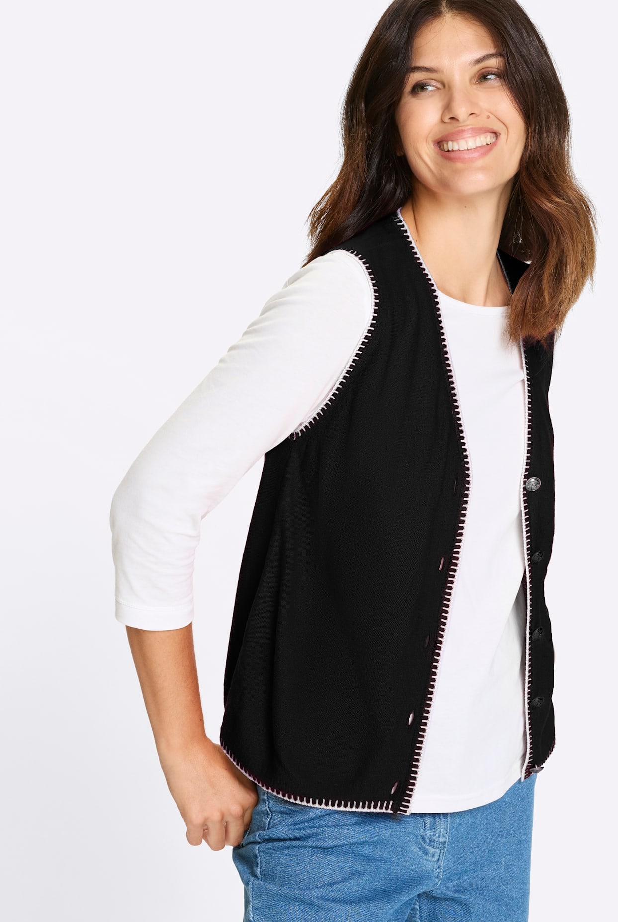 Classic Basics Gilet tricoté