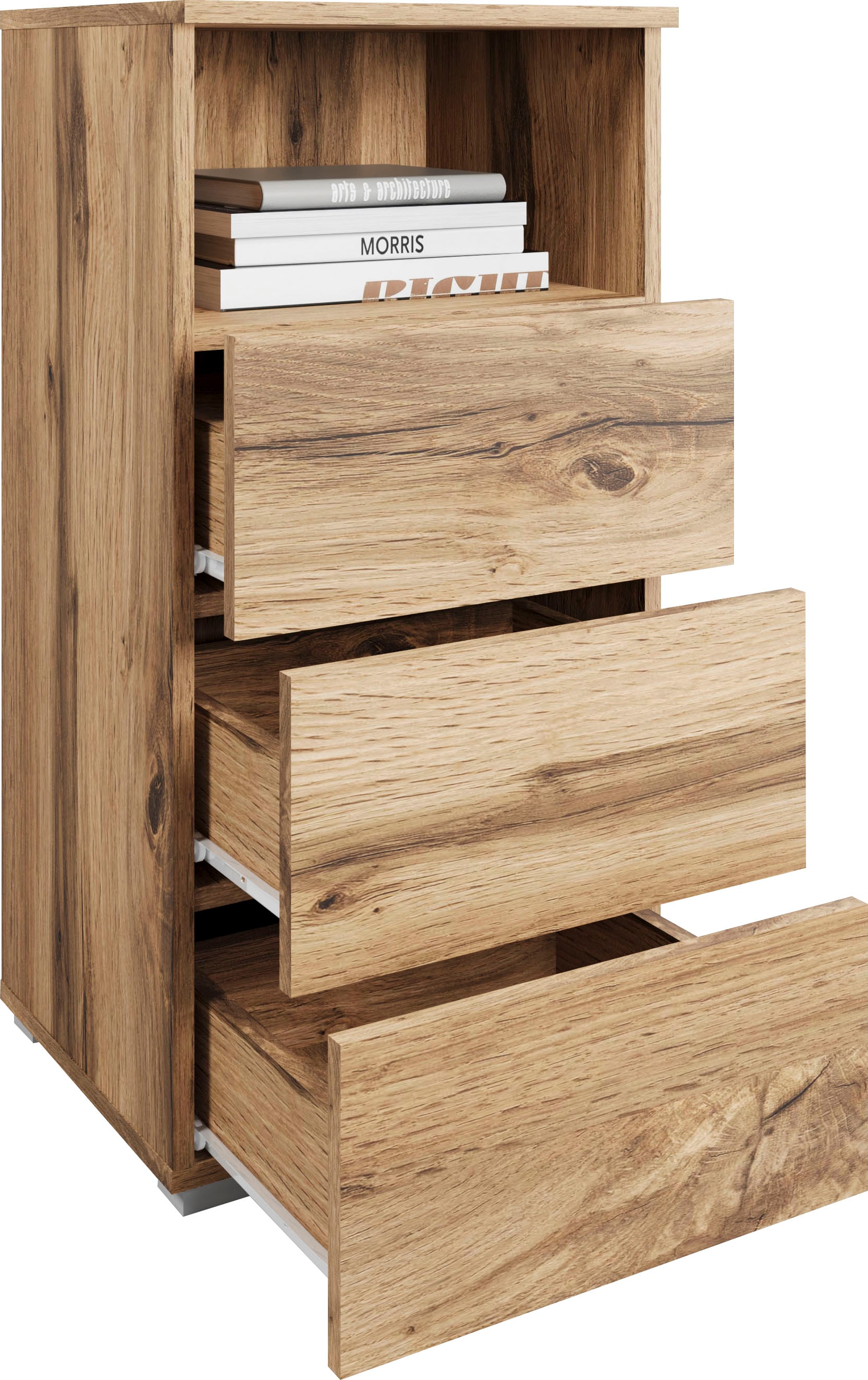 GOODproduct Armoire multi-usages »Paris« avec 3 tiroirs (largeur 40 cm)