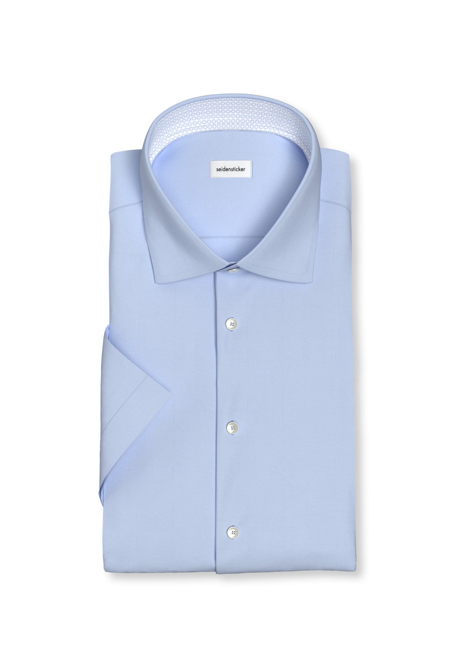 seidensticker Chemise d'affaires »Shaped« Shaped 1/2 Kentkragen Uni