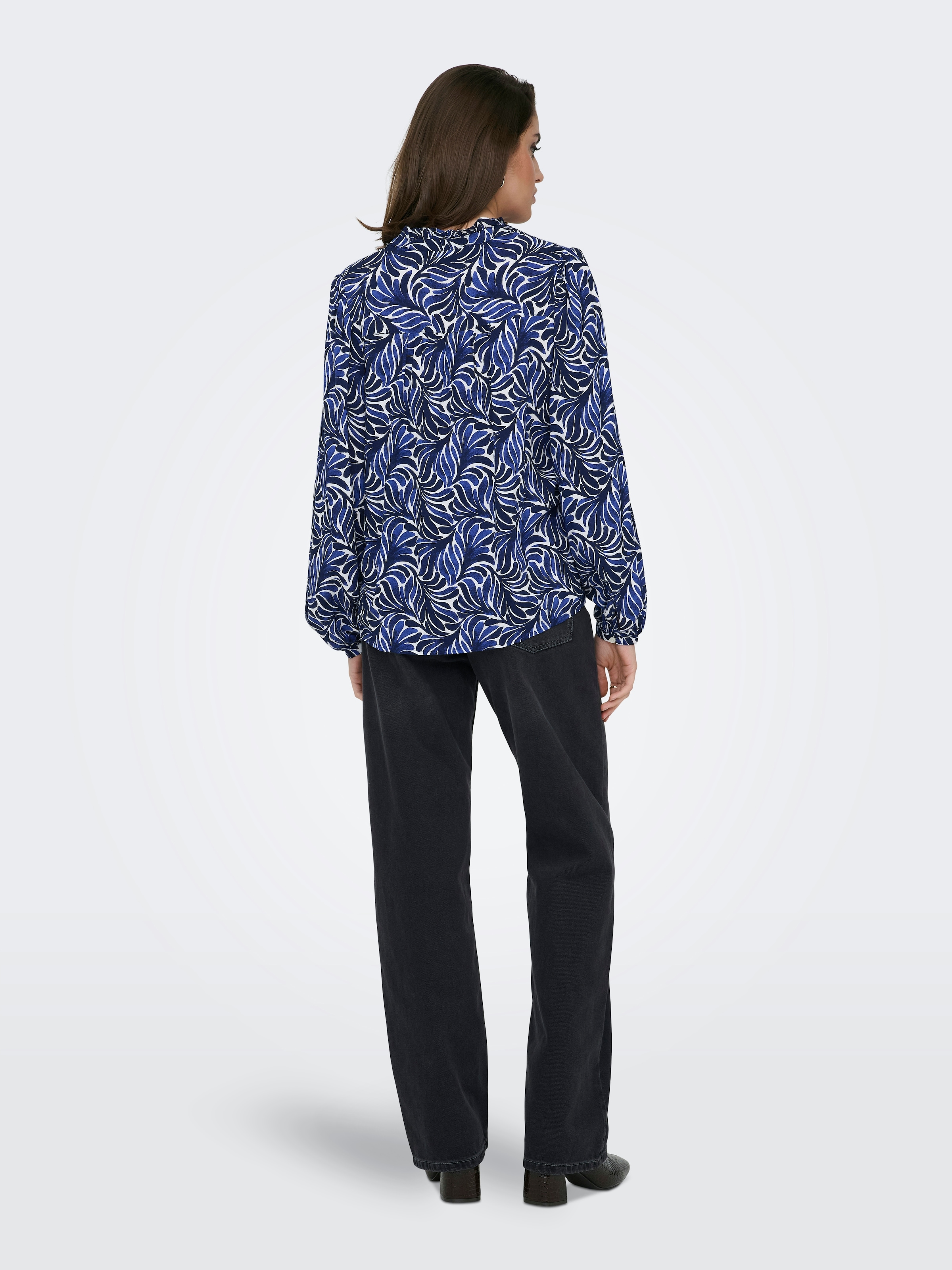 ONLY Blouse à manches longues »ONLRAYA L/S SHIRT WVN« viscose, coupe regular