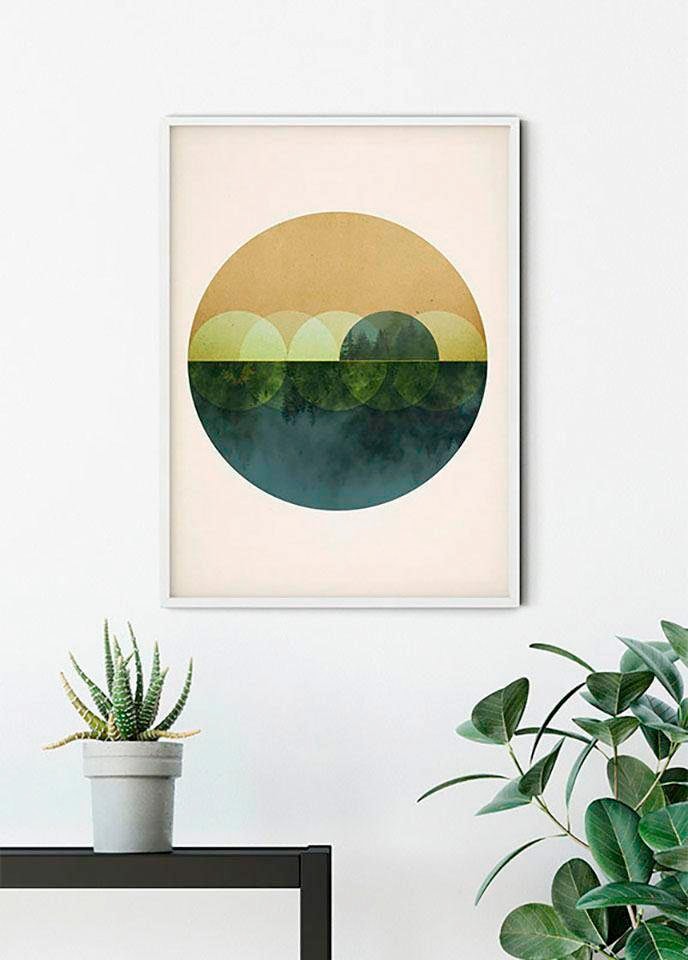 Komar Bild »Mirrors« Abstrakt 1 Stk. tlg. Wandbild zur Dekoration - ohne Rahmen