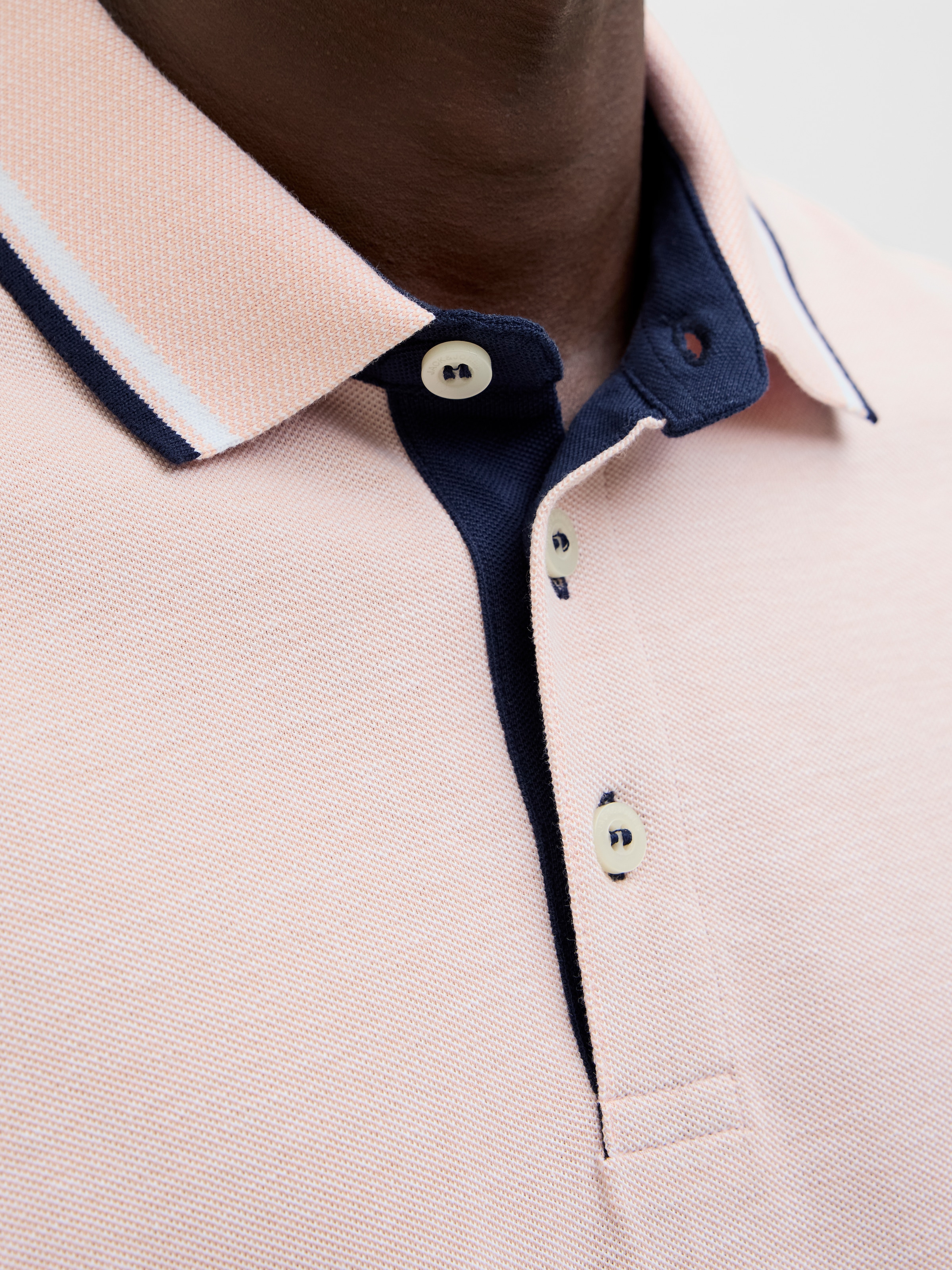 Jack & Jones Poloshirt »JJEPAULOS POLO SS NOOS« Baumwolle, slim fit