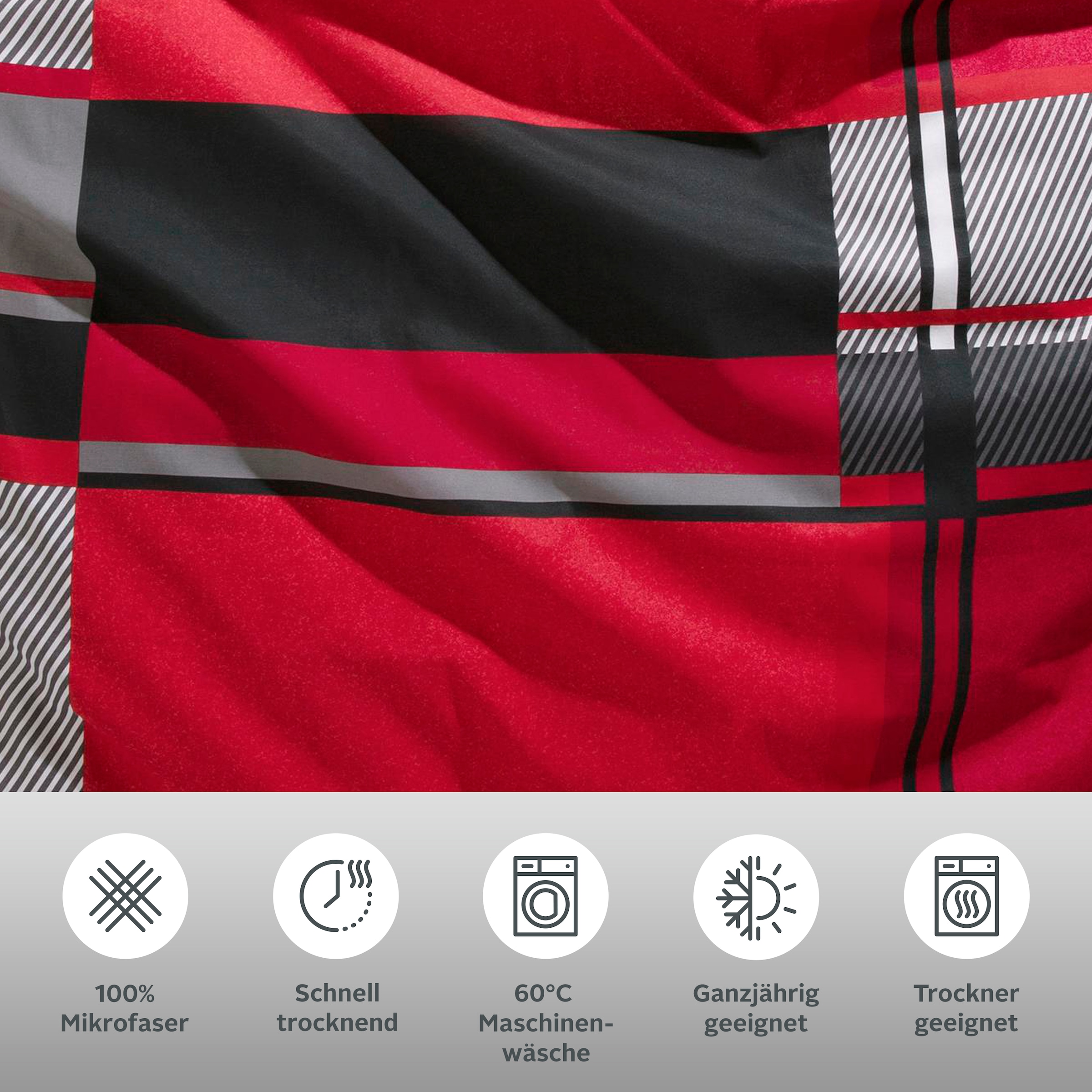 GOODproduct Linge de lit »NINA,  in verschiedenen Qualitäten« 2 cuis in den  Grössen: 135x200 oder 155x220 cm