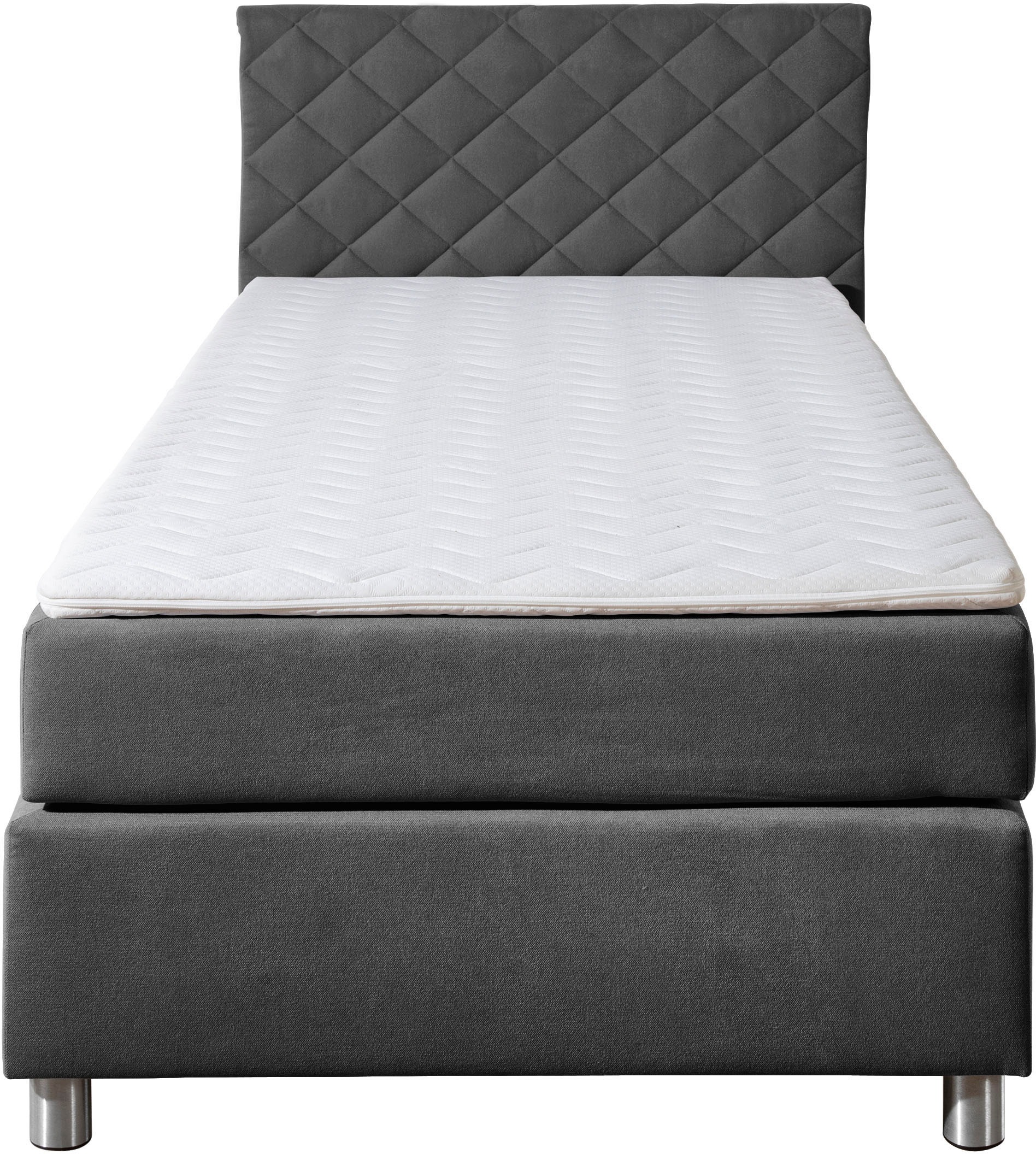 Home affaire Lit boxspring »Bernard, in verschiedenen Breiten« incl. topper, matelas disponible en H2, H3 ou H4